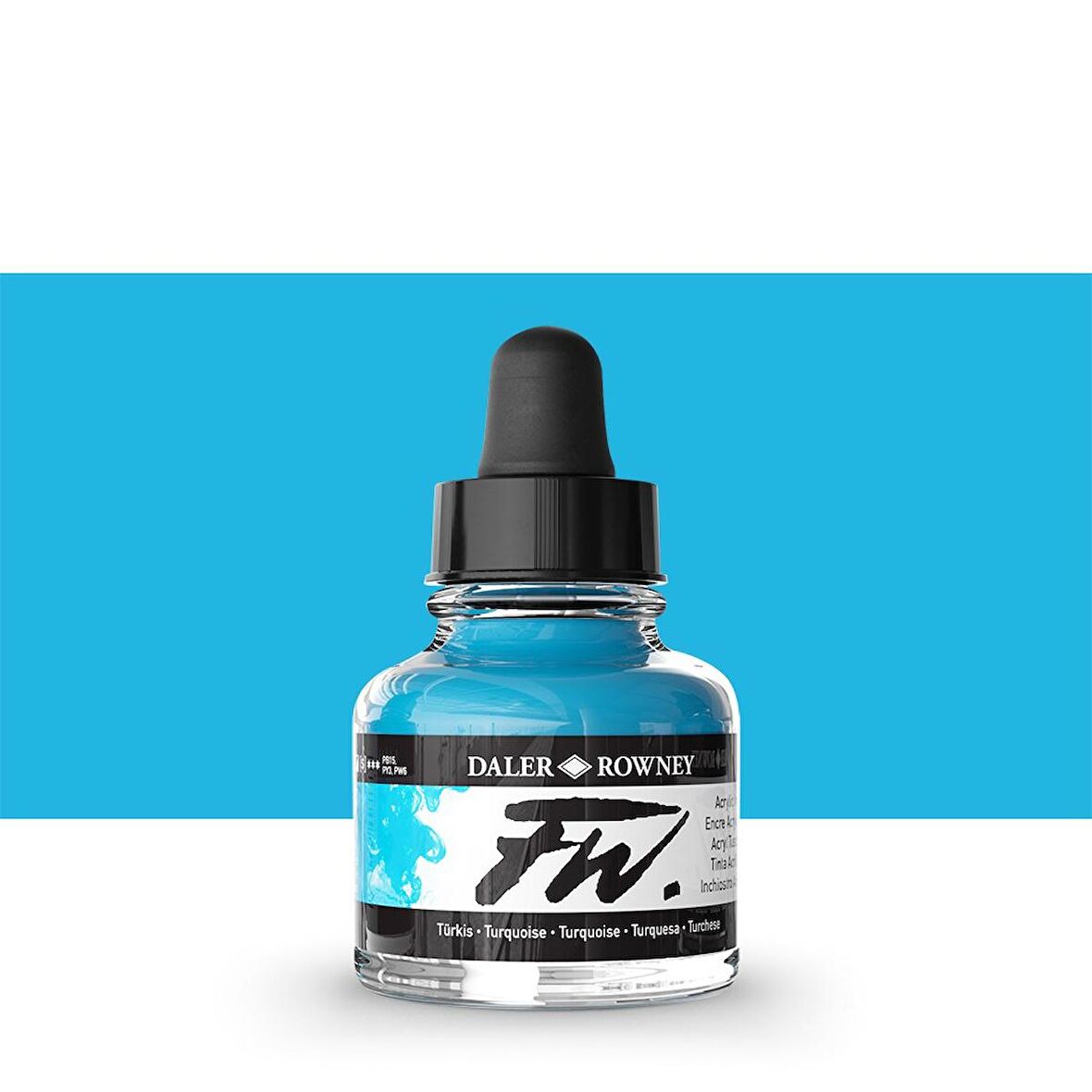 Daler Rowney FW Acrylic Artist Ink 29.5ml Turquoise 145