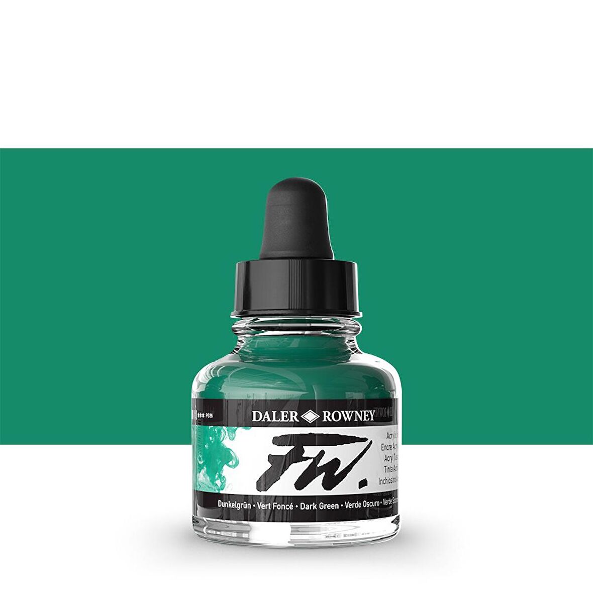 Daler Rowney FW Acrylic Artist Ink 29.5ml Dark Green 326