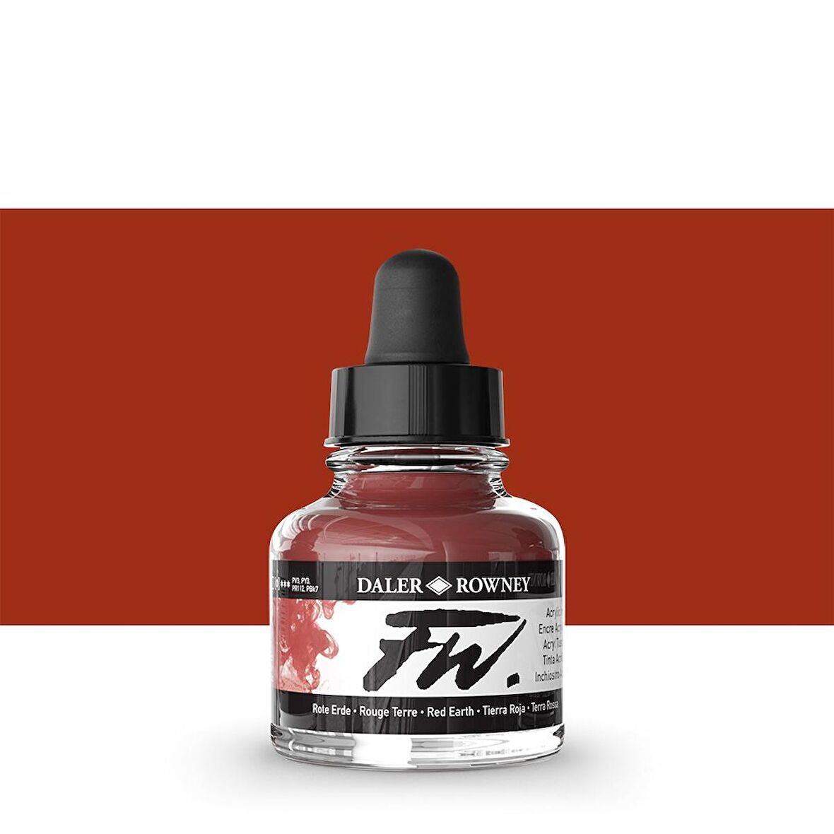 Daler Rowney FW Acrylic Artist Ink 29.5ml Red Earth 554