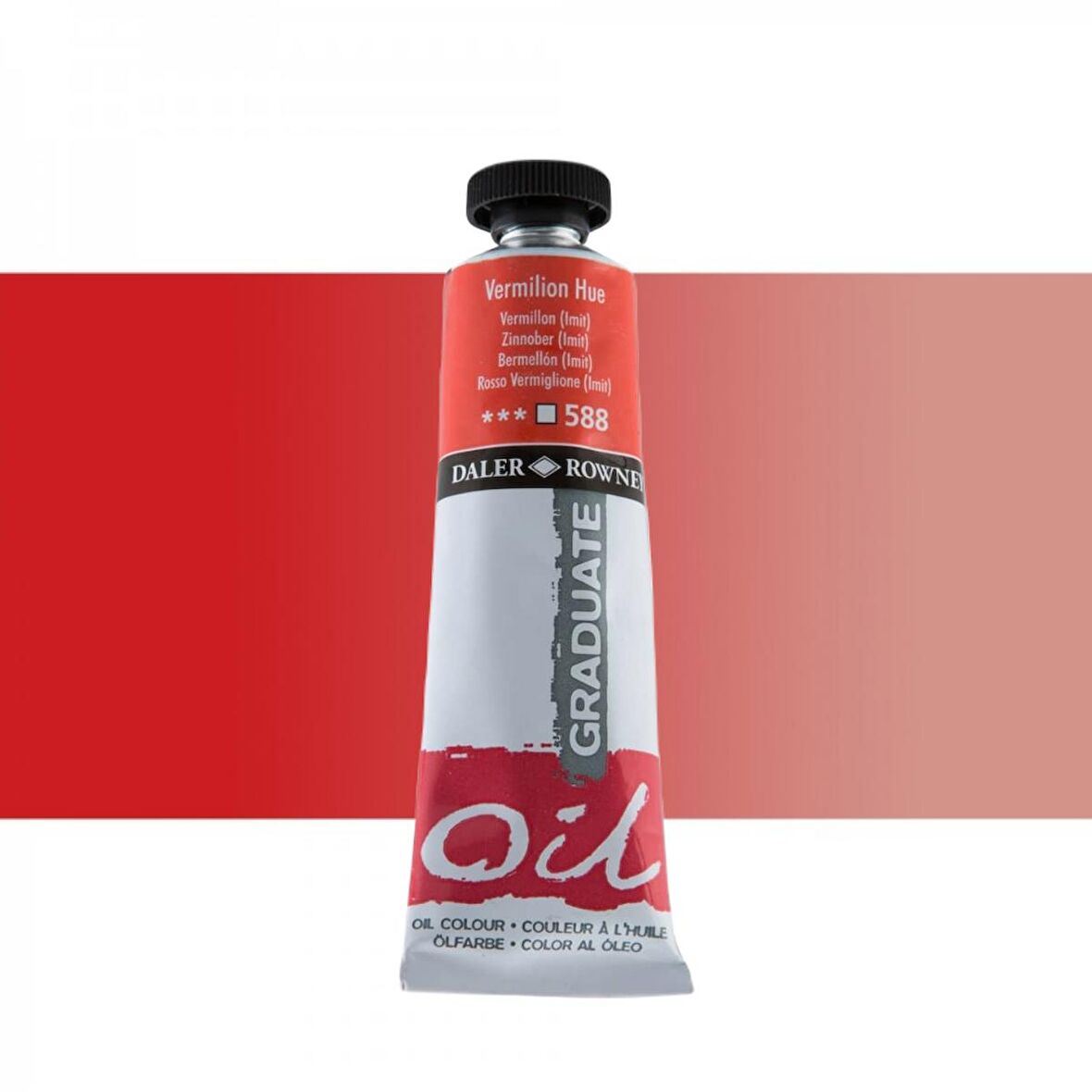 Daler Rowney Graduate Yağlı Boya 38ml 588 Vermilion Hue
