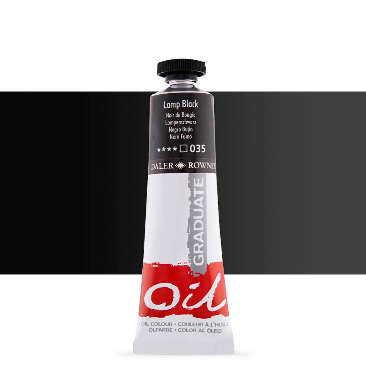 Daler Rowney Graduate Yağlı Boya 38ml 035 Lamp Black