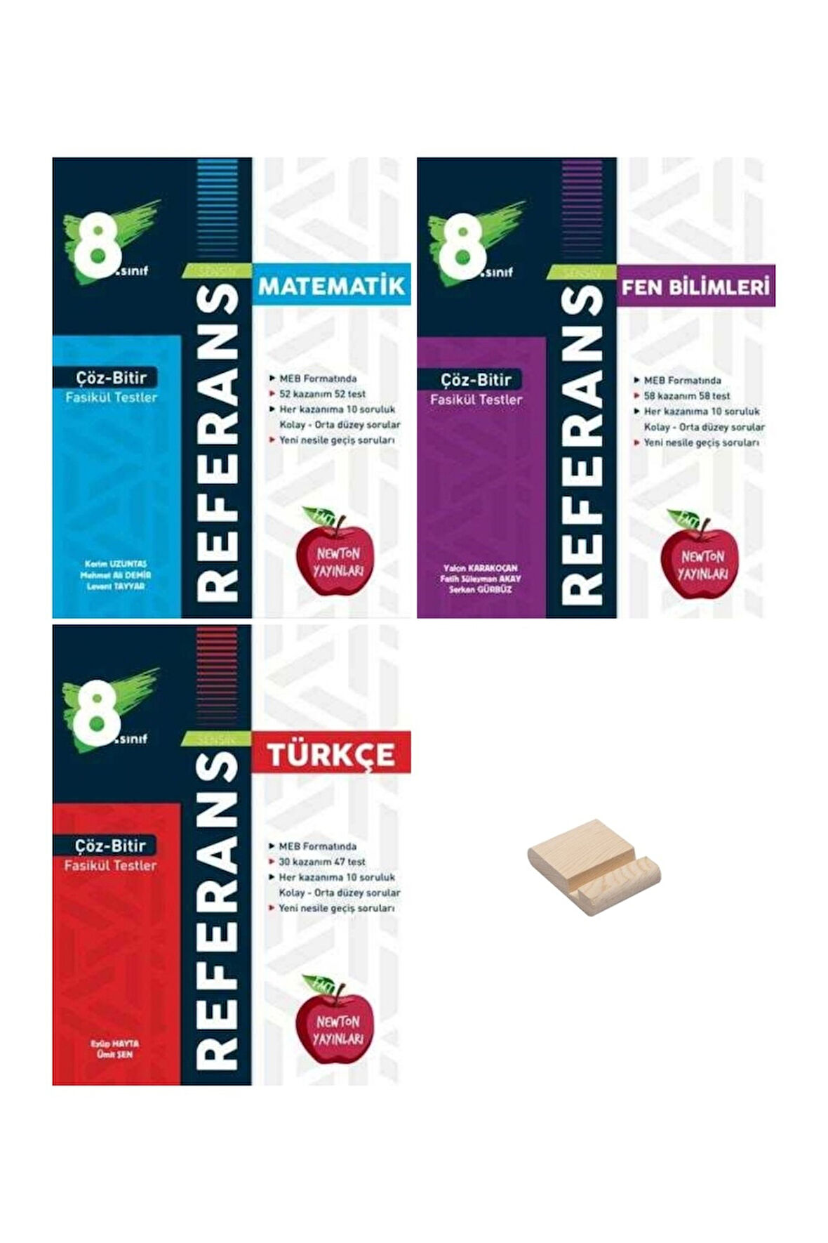 LGS 8. Sınıf Referans Matematik Fen ve Türkçe Tarihi Çöz-Bitir Testler 3lü Set