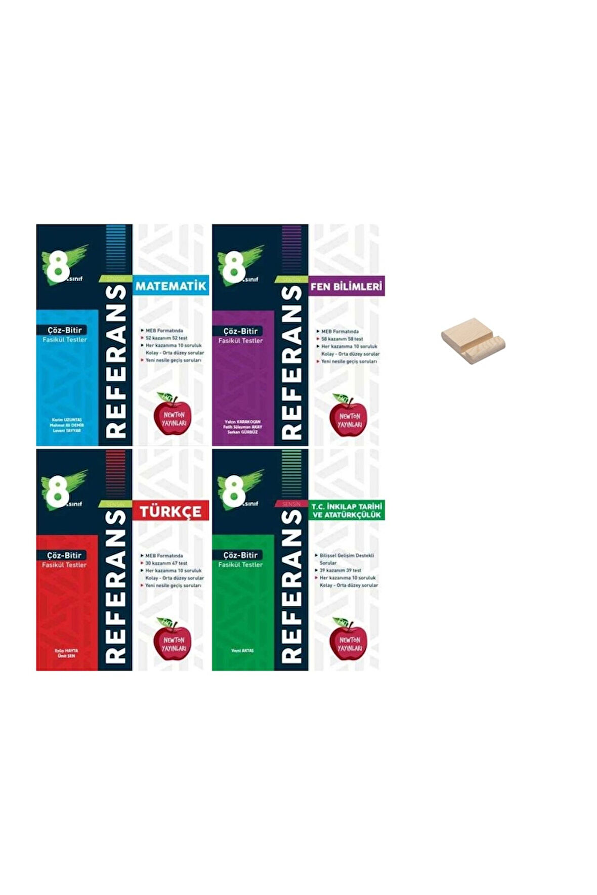 LGS 8. Sınıf Referans Matematik Fen Türkçe ve İnkılap Tarihi Çöz-Bitir Testler 4lü Set