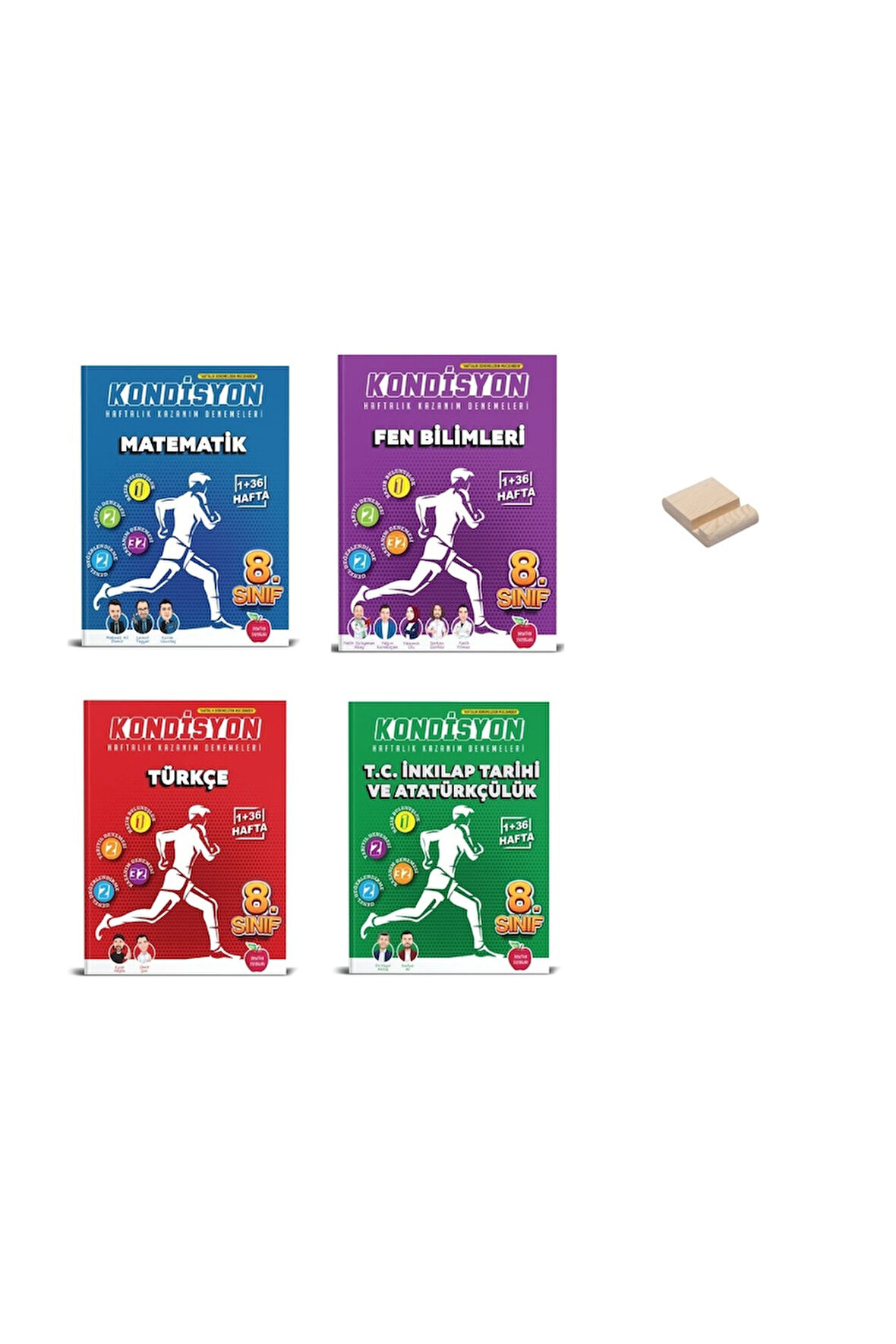 LGS 8. Sınıf Kondisyon Denemeleri Matematik Fen Türkçe ve İnkılap 4lü Set