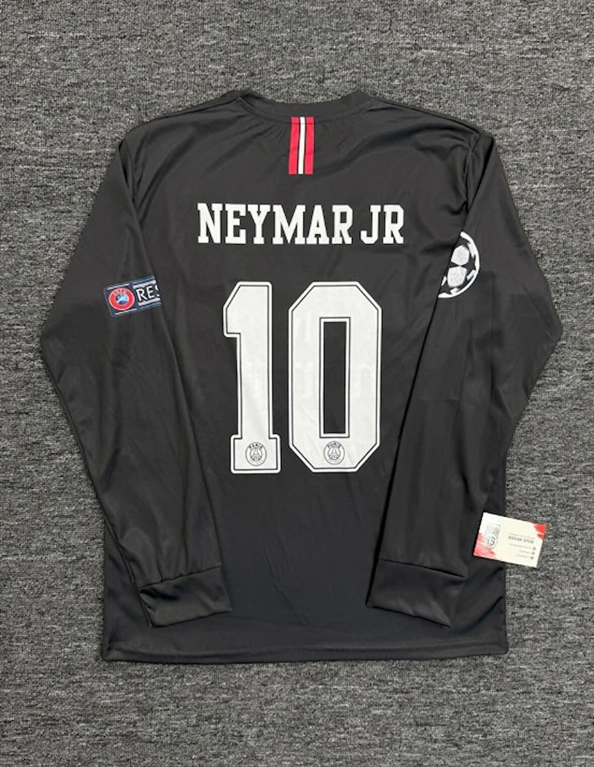 Neymar 10 Psg Nostalji 2018/19 Sezon Uzun Kollu Siyah Forması