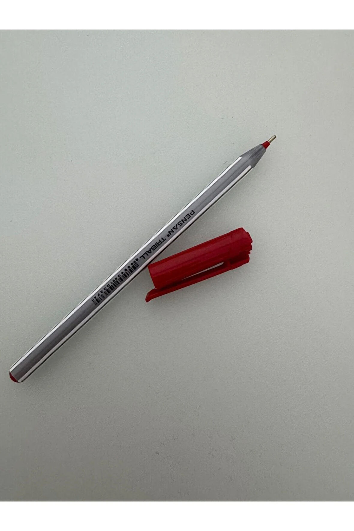 Tükenmez Kalem Triball 1.0 MM Bilye Uç Kırmızı (6 Adet)