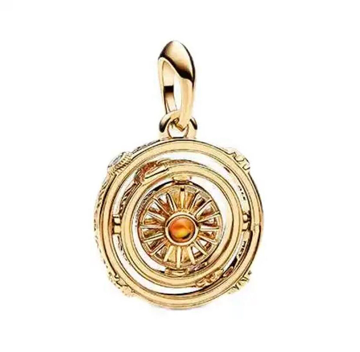 Gümüş s925 Damgalı Game of Thrones Dönen Usturlap Sallantılı Charm