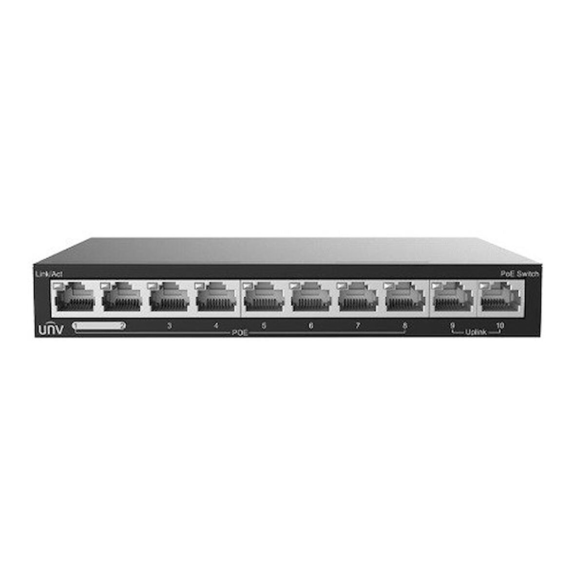 Uniview NSW2020-10T-POE-IN 8 Port 10/100 Poe + 2port 10/100 Ethernet Poe Yönetilemez Switch