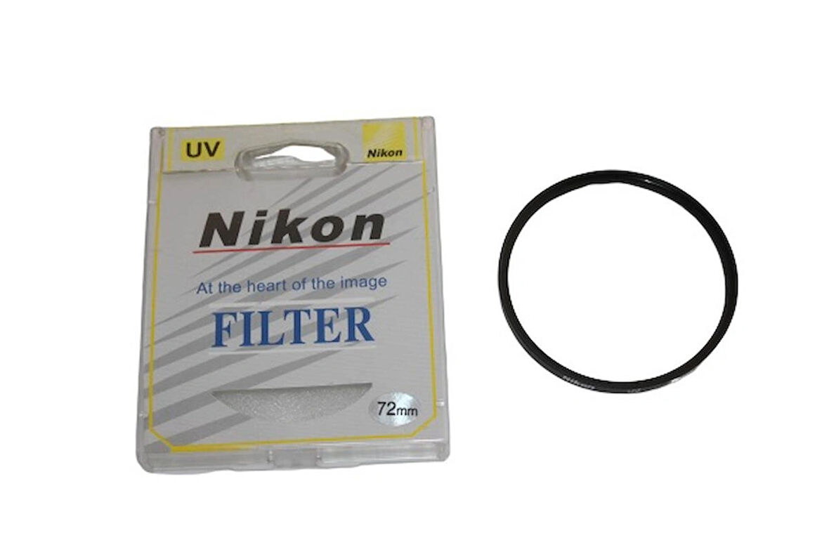 Nikon 72mm UV Filtre - Lens Koruma | Uyumlu: AF-S NIKKOR 24-70mm f/2.8E, 18-200mm f/3.5-5.6G, 70-200mm f/2.8G