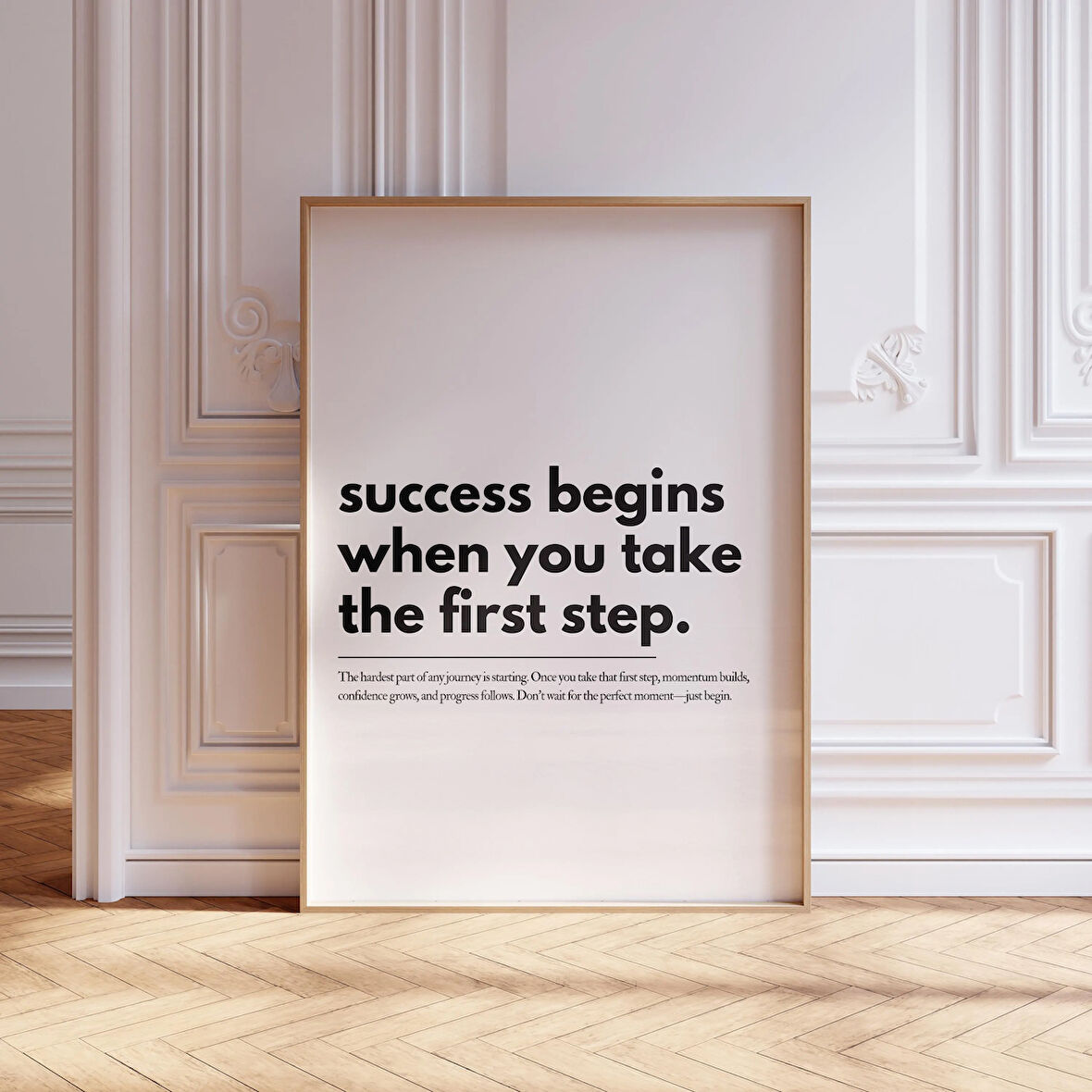 Motivasyonel Tipografi: Olumlu Onay Posteri ( & )