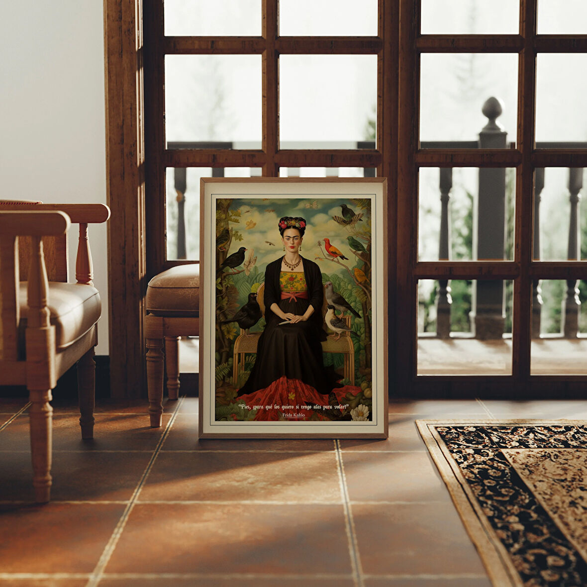 Frida Kahlo, Meksika Sanatı, Ünlü Sanatçı Baskıları, Frida Kahlo, Feminist Sanat