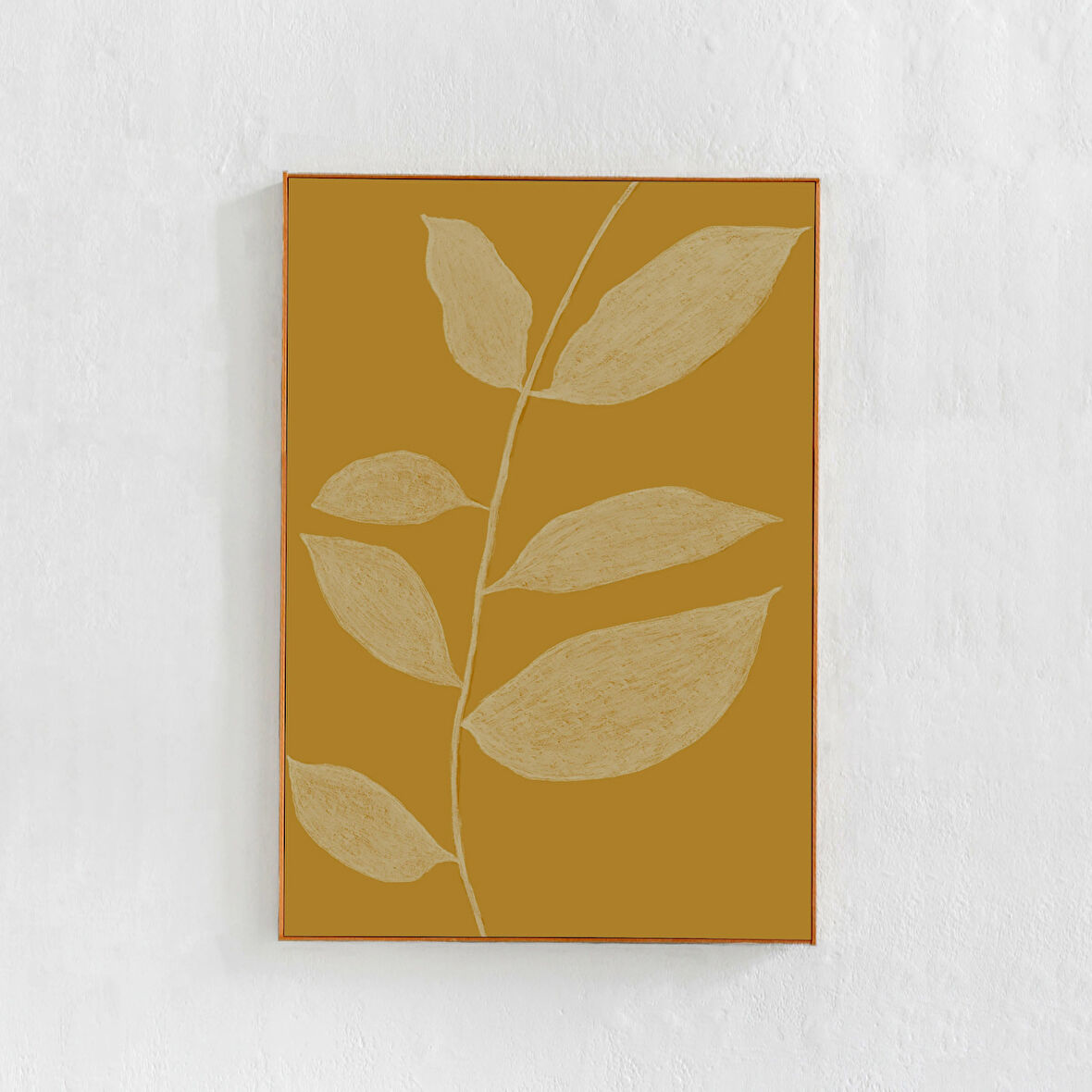 Botanik Sanat: Sarı Hardal Poster