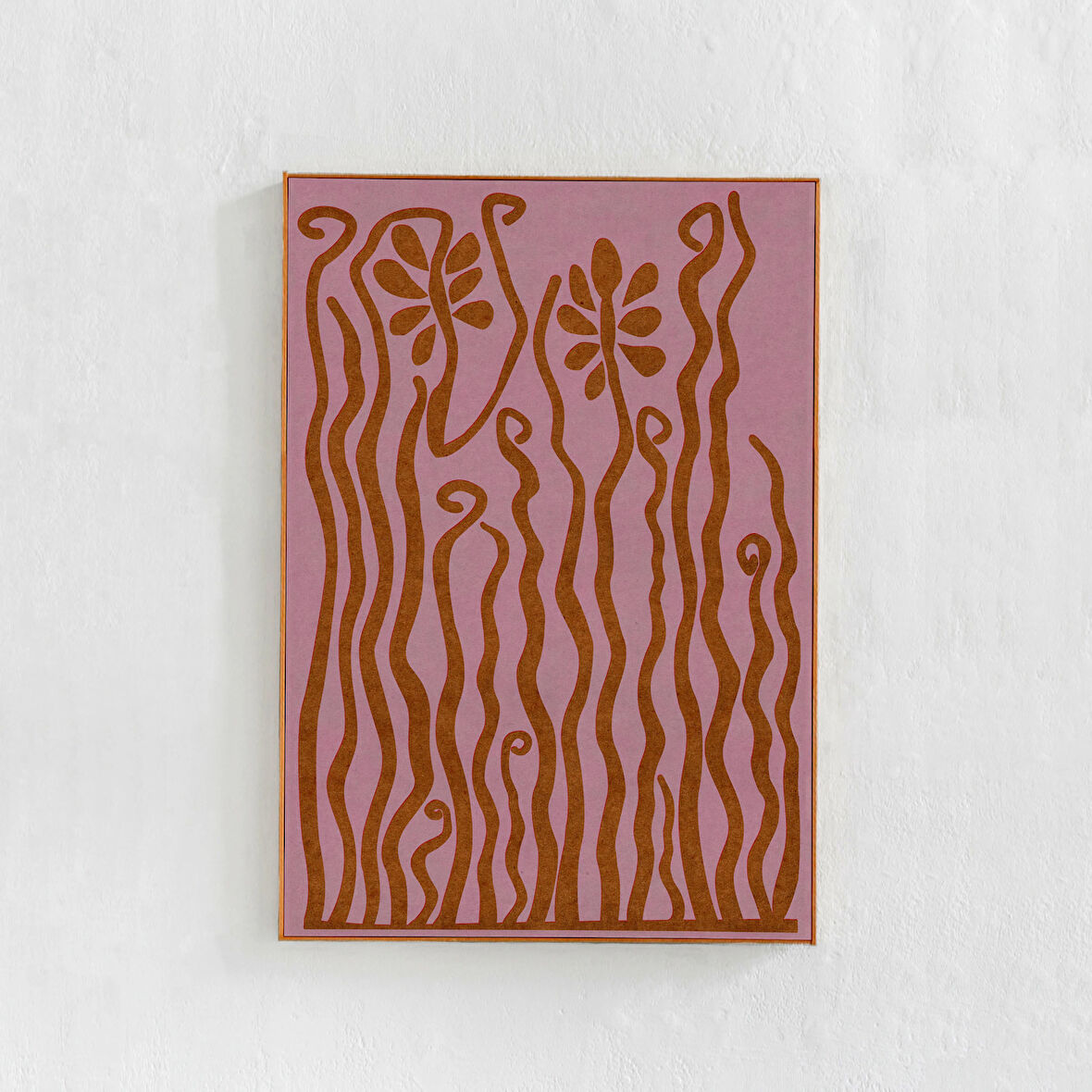 Modern İskandinav, Pembe ve Turuncu Sanat: İskandinav Bohem Dekoru