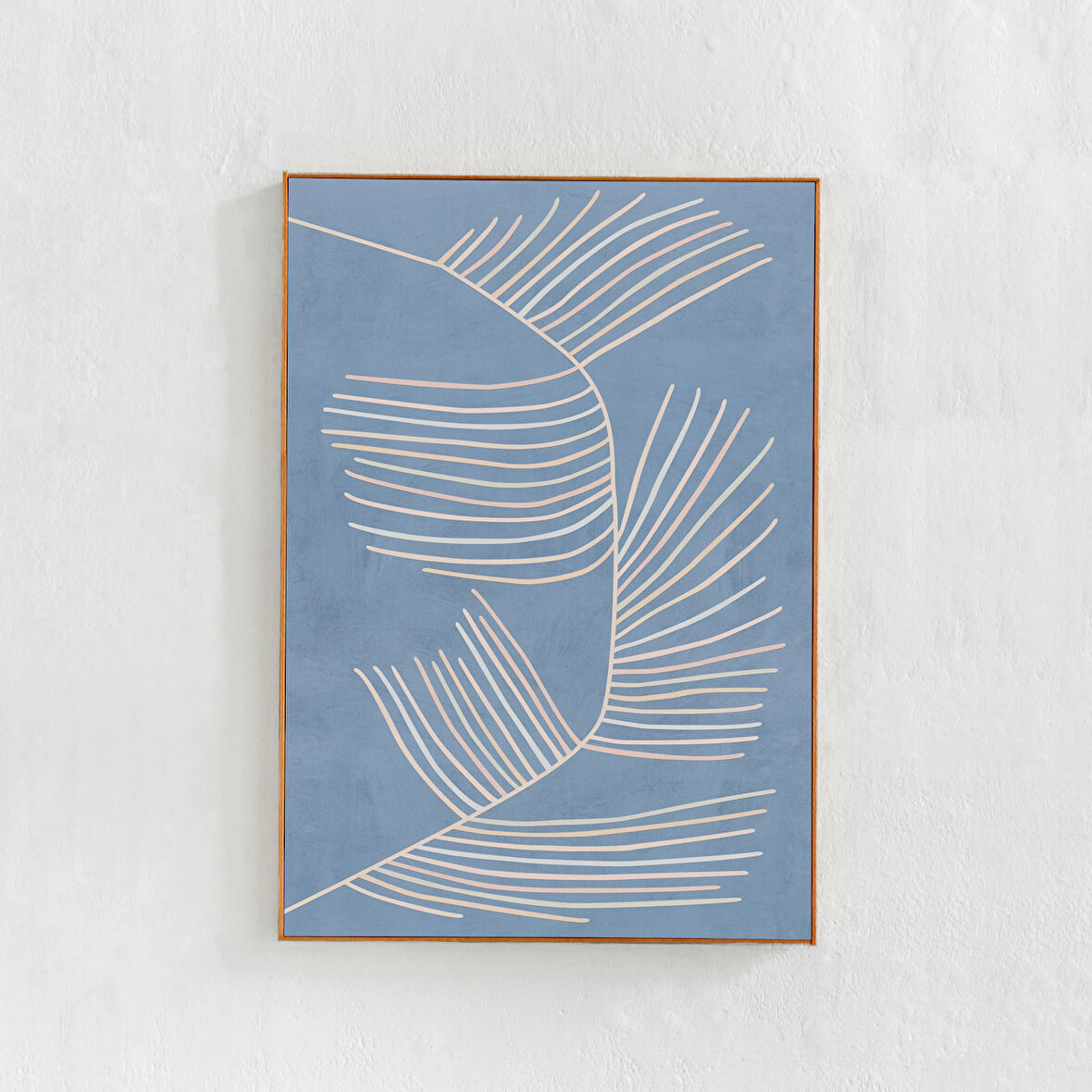 Sanat, Gök Mavisi Soyut Duvar Sanatı, Minimal
