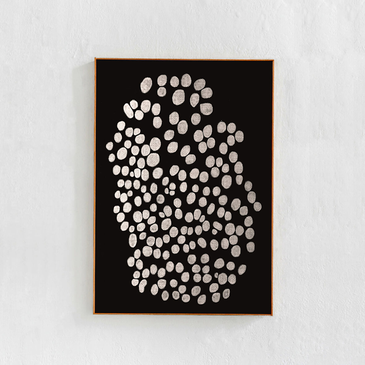 Büyük Soyut Sanat Sanat Soyut Poster İskandinav Modern Minimalist Sanat, Siyah Beyaz Sanat