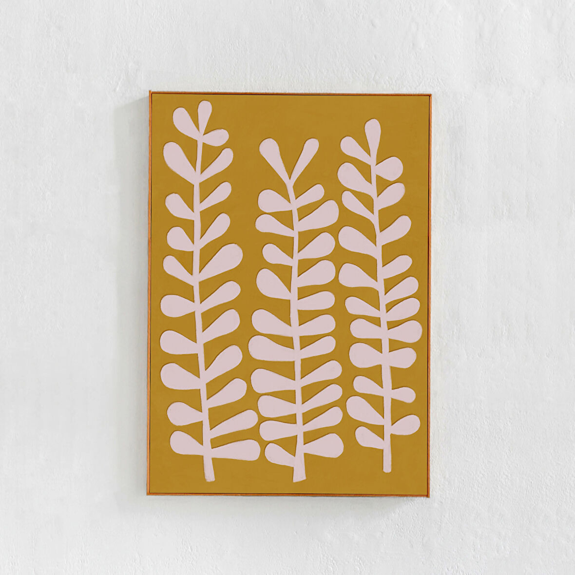 Sarı sanat: Soyut sanat, poster. Hardal sarısı Orta Yüzyıl, bohem