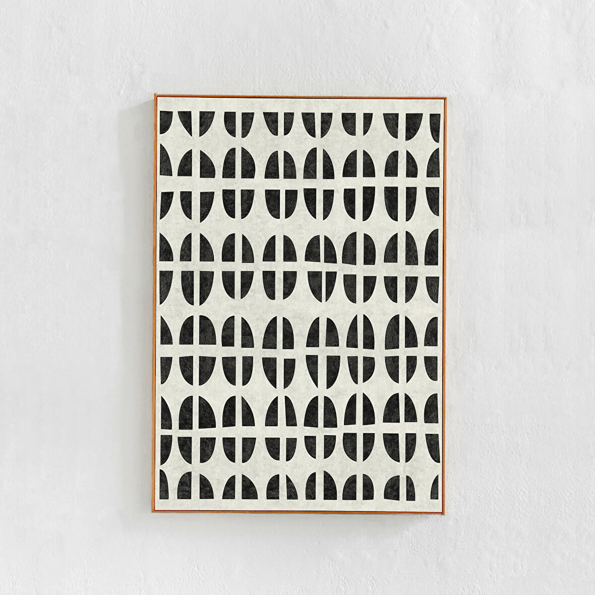 Soyut Desen Sanatı. Siyah ve beyaz. İskandinav, Bohem Eklektik Ev Dekorasyonu. Çağdaş Duvar Sanatı A1