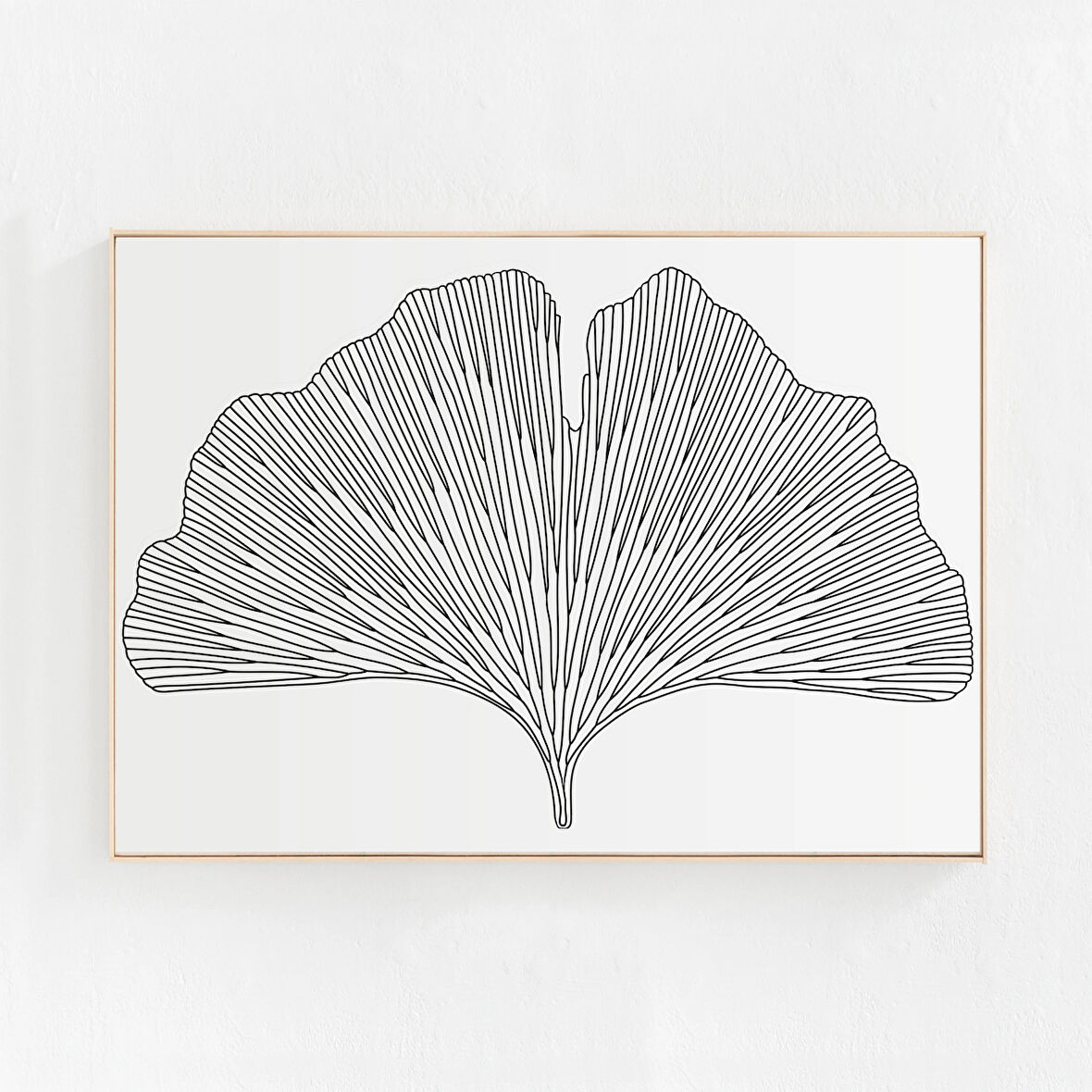 Gingko, Minimalist Gingko Yaprağı Sanatı