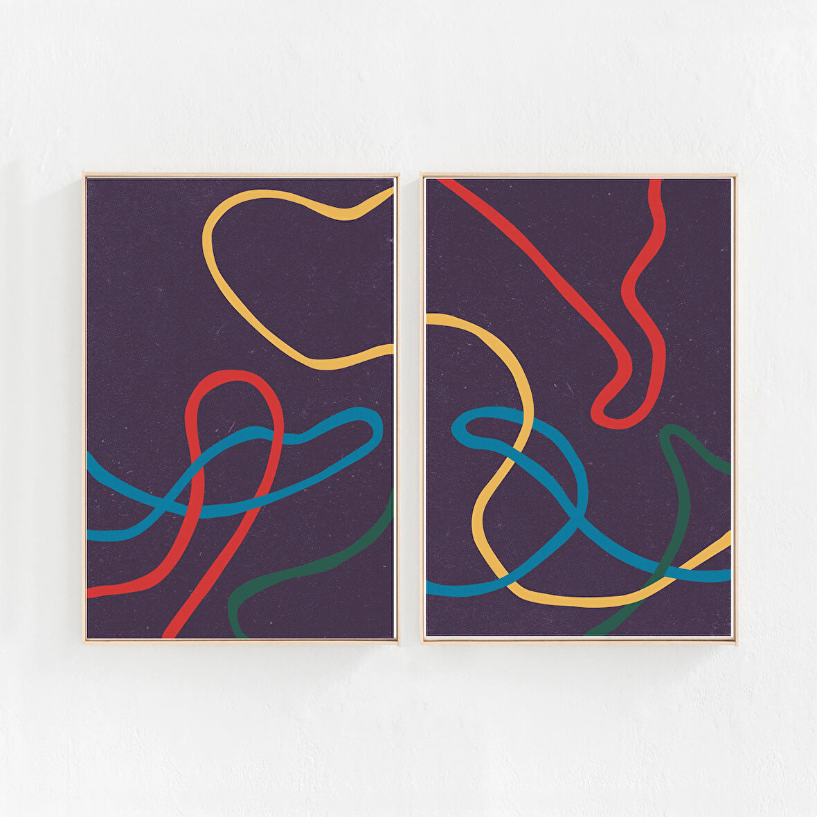 Renkli Çizgiler Sanat Seti 2'li