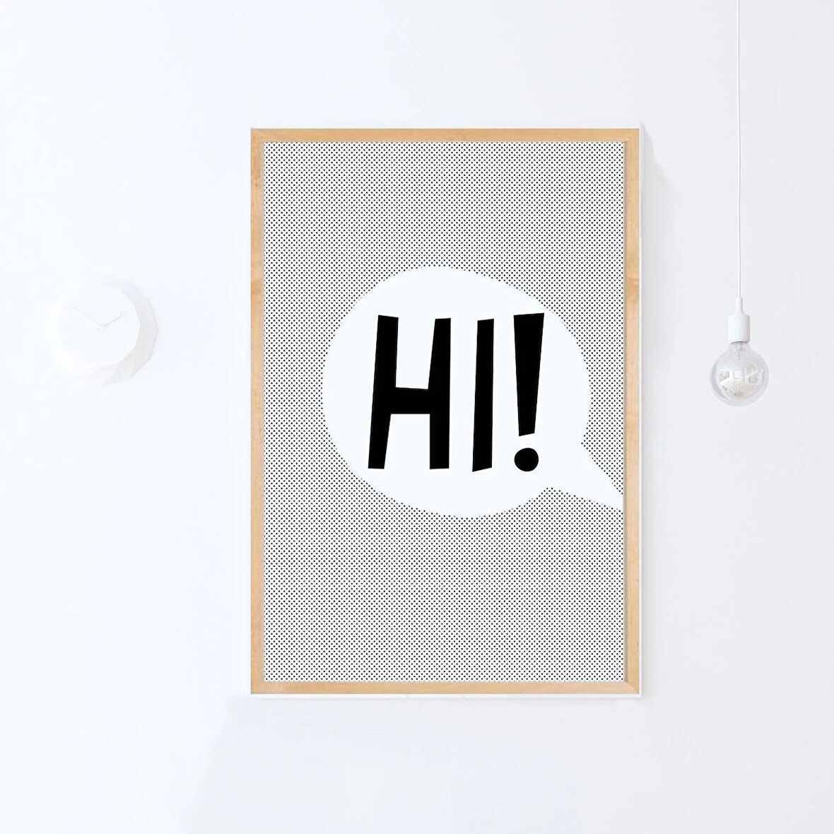 Merhaba Poster, Çocuklar, Merhaba Çocuk Odası Duvar Dekoru Duvar Sanatı