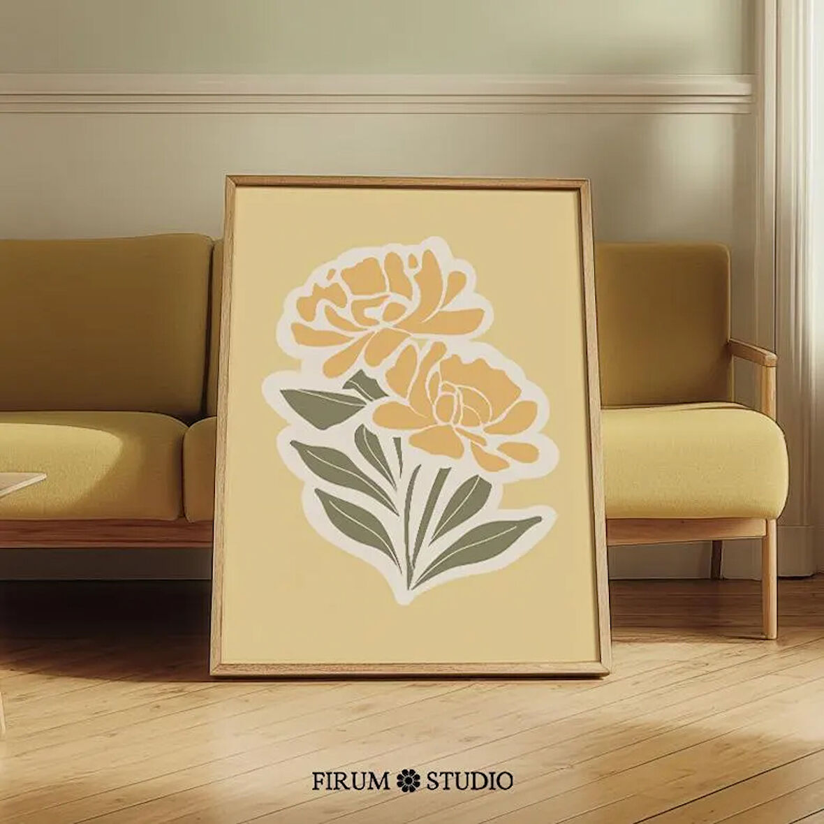 Pastel Sarı Gül Sanatı, Çiçek