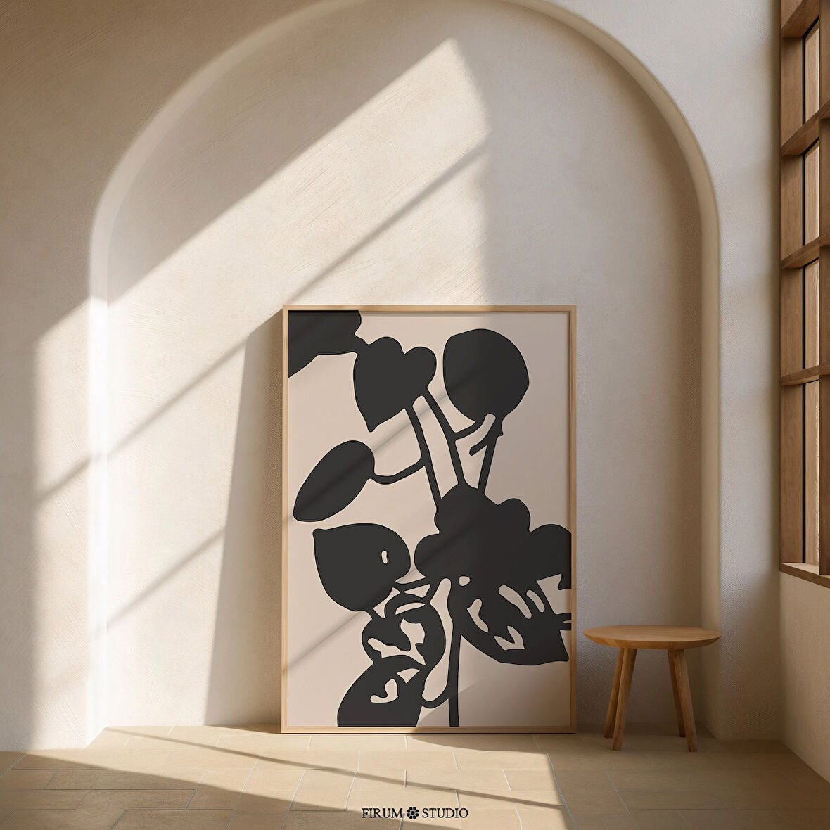 Soyut Çiçek Duvar Sanatı, Modern Sanat