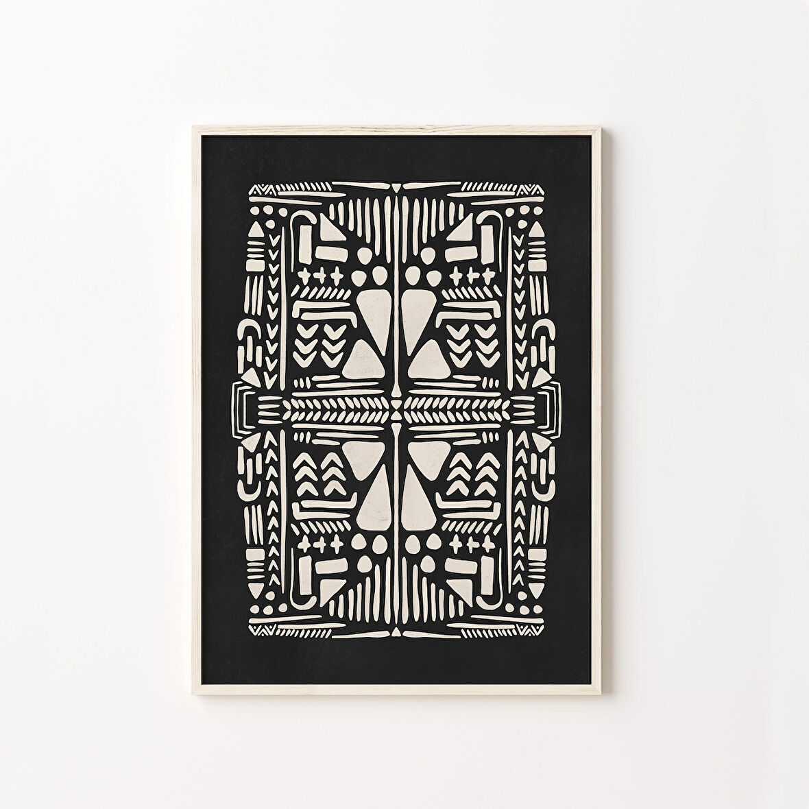 Siyah ve Bej Sanatı, Halk Sanatı, Sanat, Organik Şekiller, Daire Duvar Dekoru, Gri Duvar Sanatı