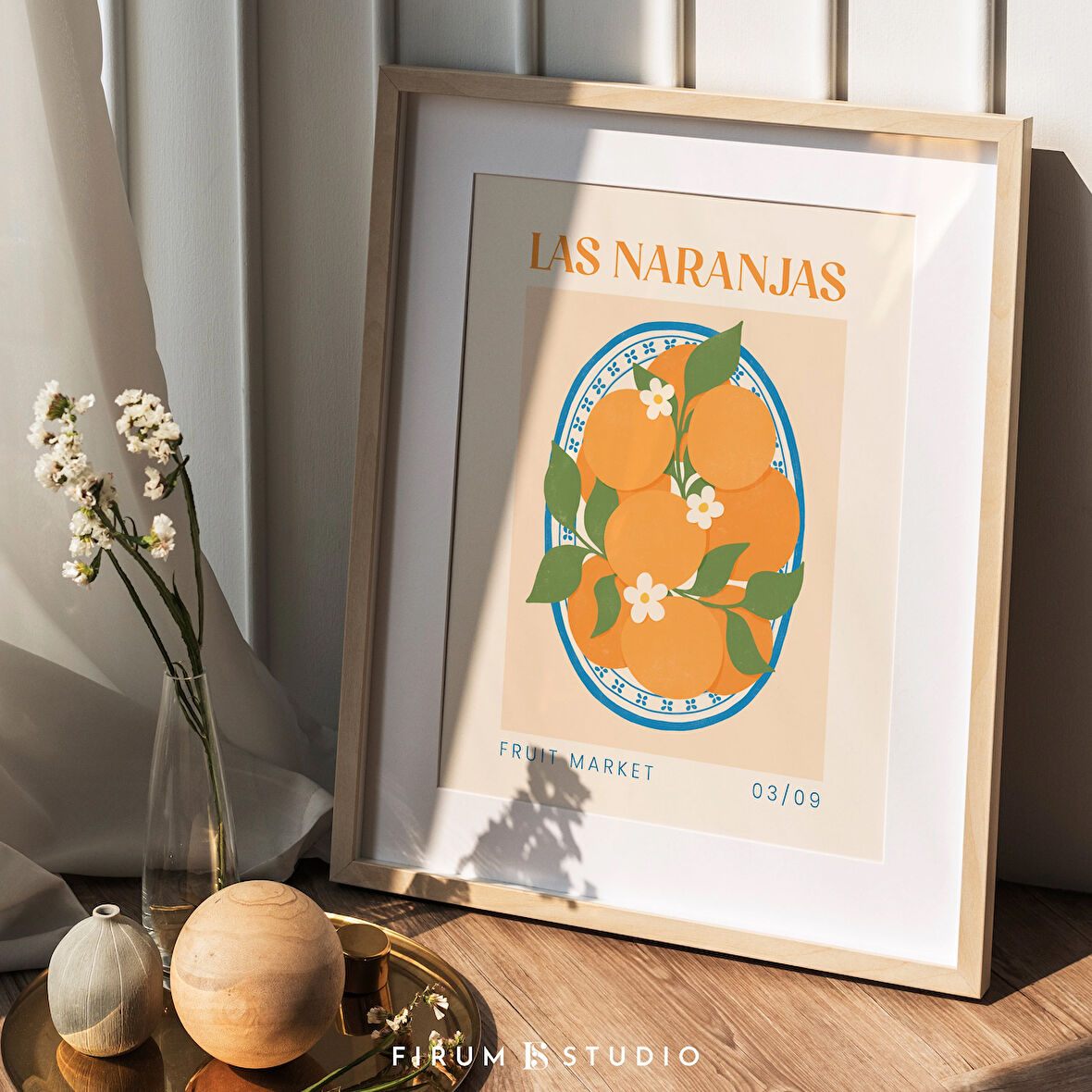 Portakal Dekoru, Narenciye, Meyve Pazarı, Parlak Renkli Sanat, Yaz Meyveleri, Sanat