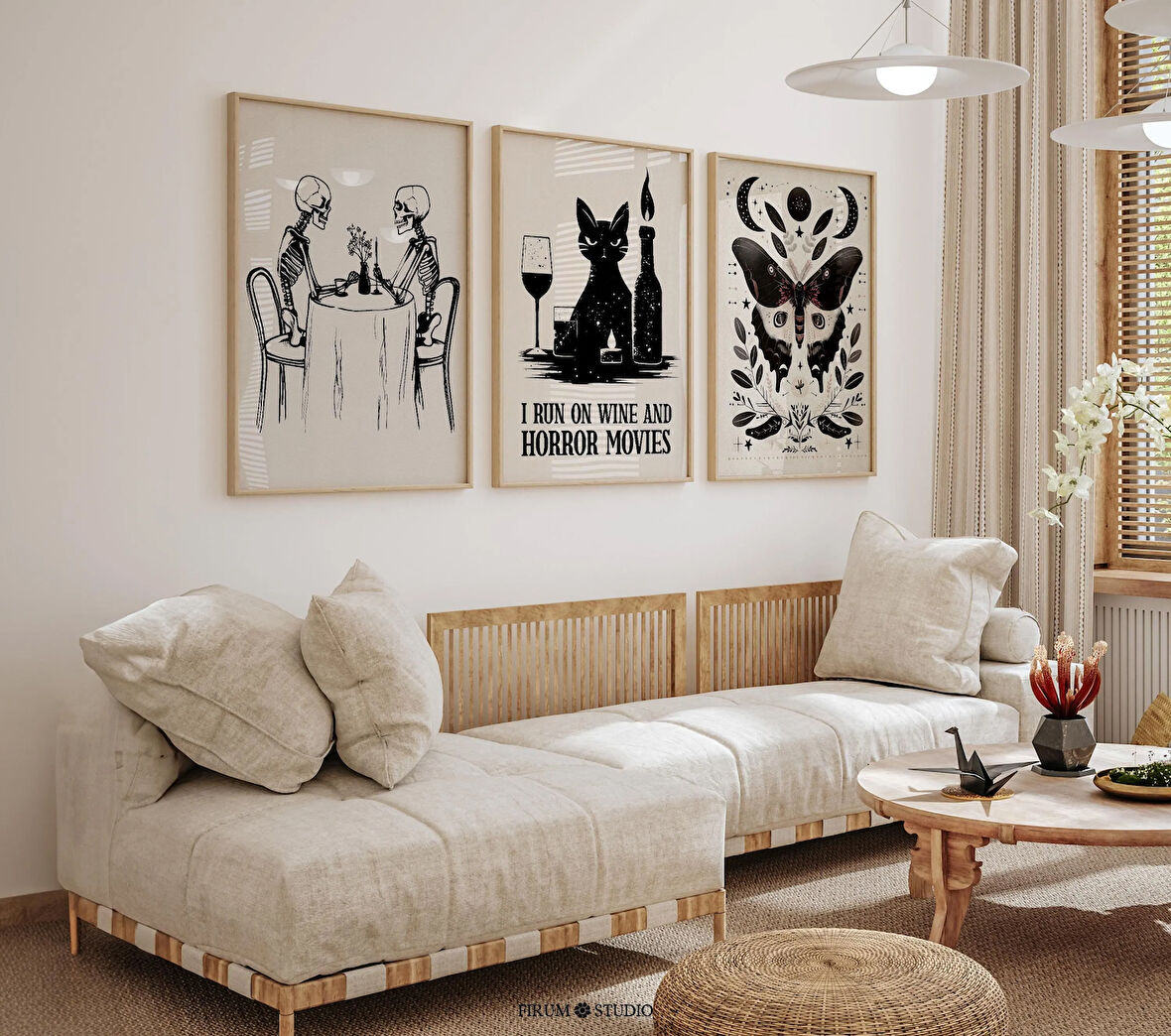 Trend Cadılar Bayramı 3'lü Duvar Sanatı Seti