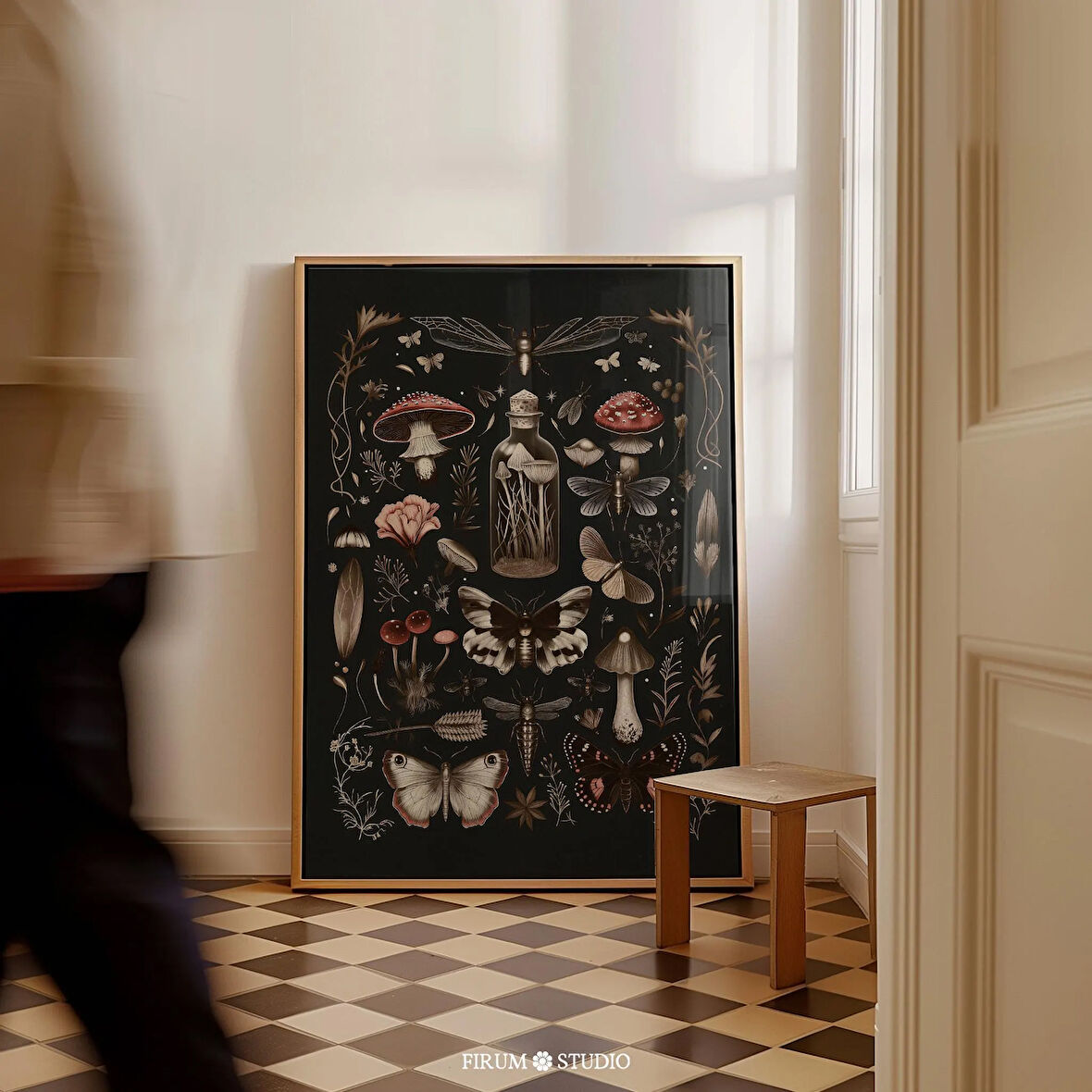 Vintage Cadılar Bayramı Sanatı, Eklektik Cadı Daire Duvar Dekoru