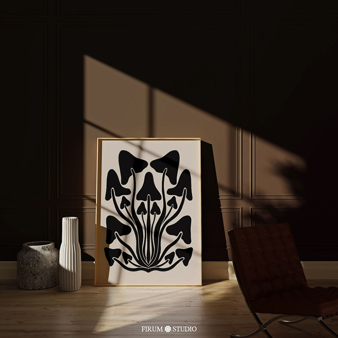 Kasvetli Mantarlar, Minimal Orman Duvar Sanatı