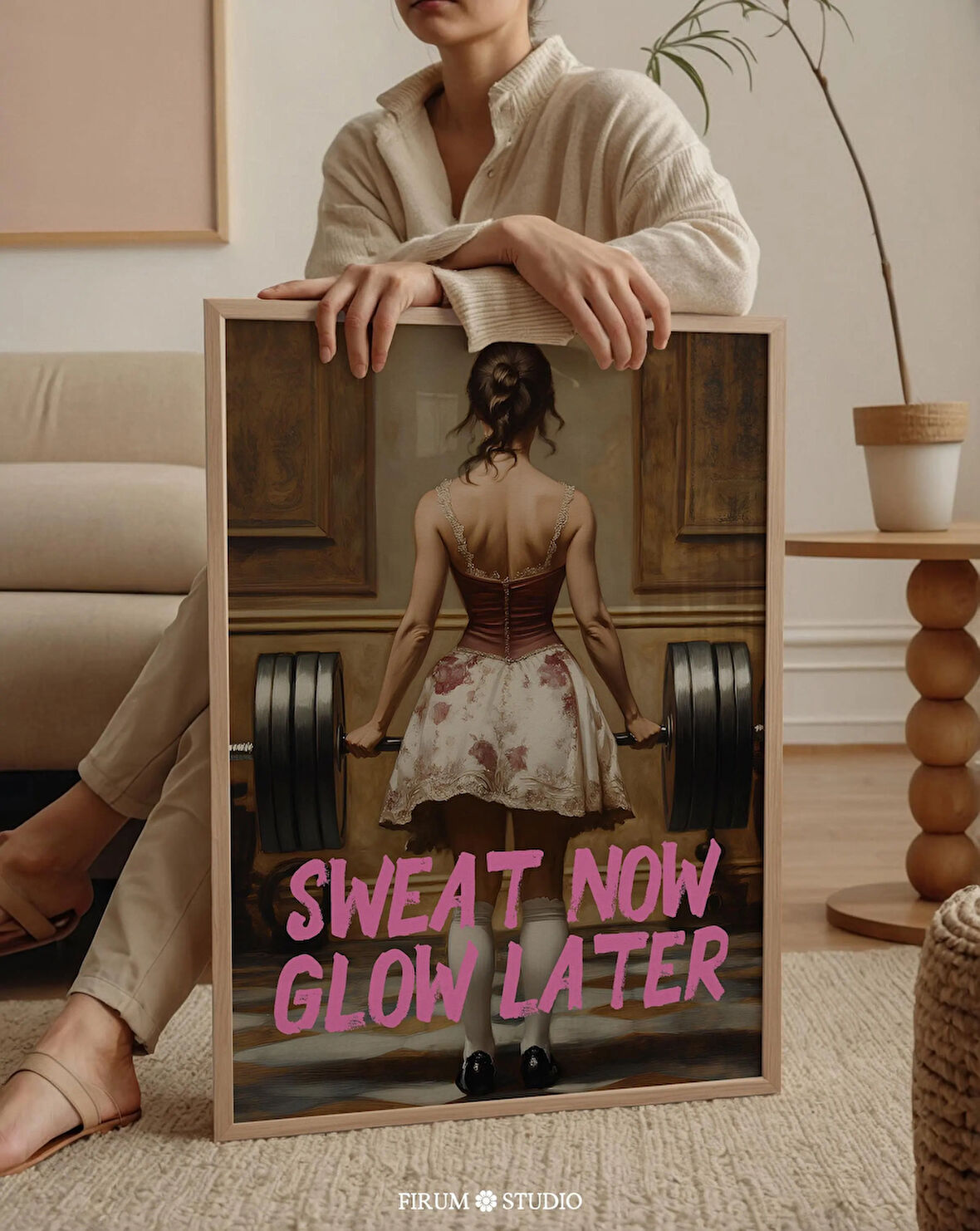 Şimdi Terle, Sonra Parla Fitness - İlginç ve Eğlenceli Ev Spor Salonu Dekorasyonu | Eğlenceli ve Motive Edici Ev Egzersizi |