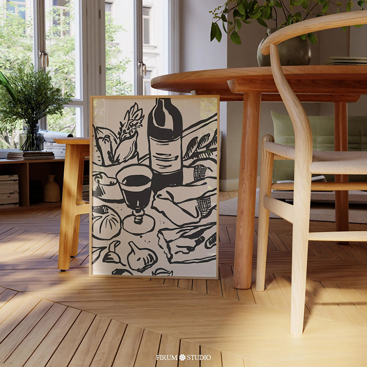 Çiftlik Evi Mutfak Sanatı - Eklektik Kırsal Mutfak Poster | Kız Yemek Sanatı, Eklektik Yemek Odası için Yemek Sever |