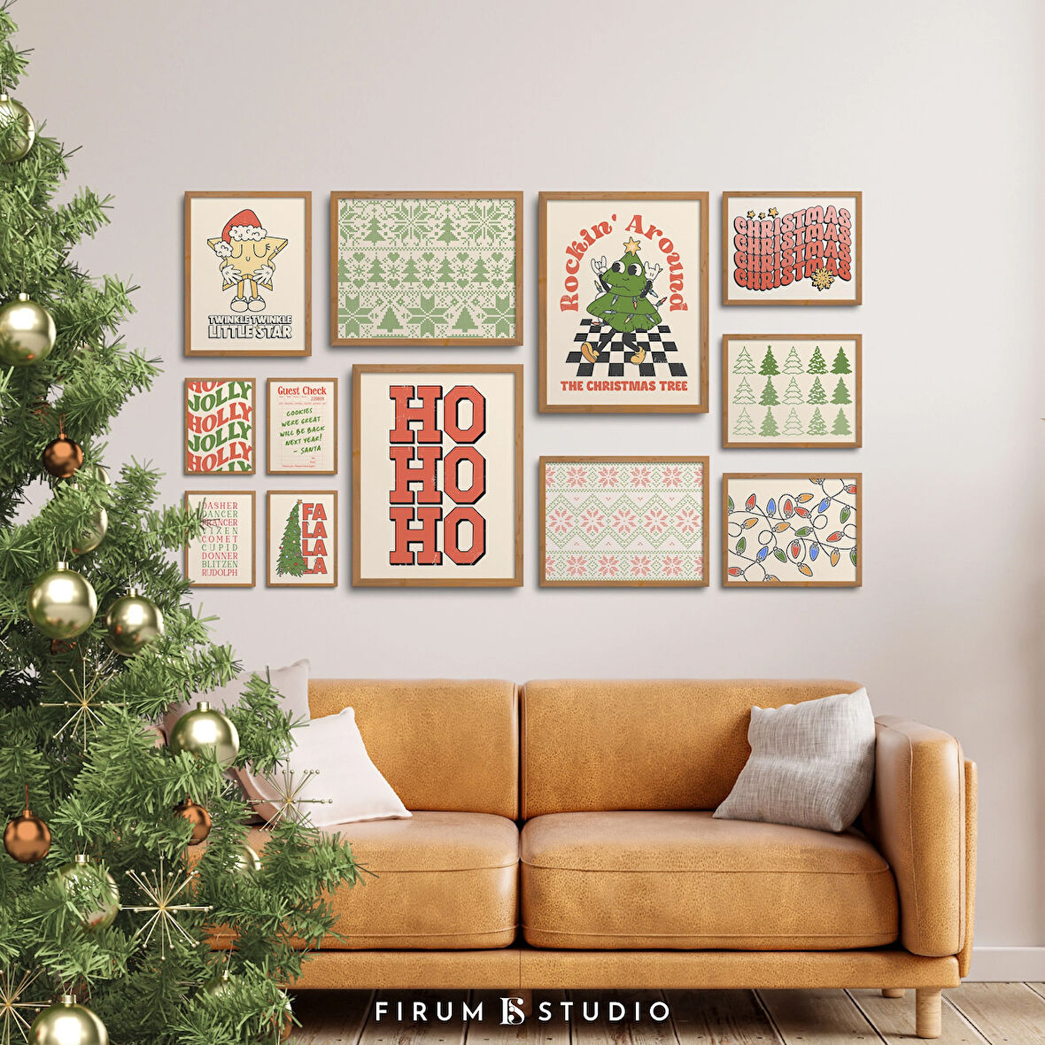 Trend Noel Duvar Galerisi 12'li Duvar Sanatı Seti