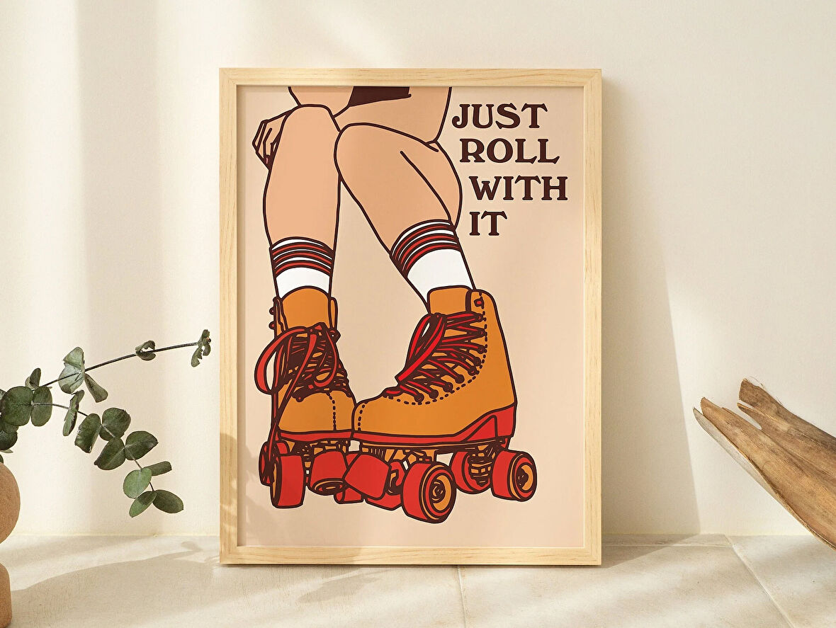 Groovy Retro Duvar, Retro Duvar Dekoru, Büyük Sanat, Baskılar