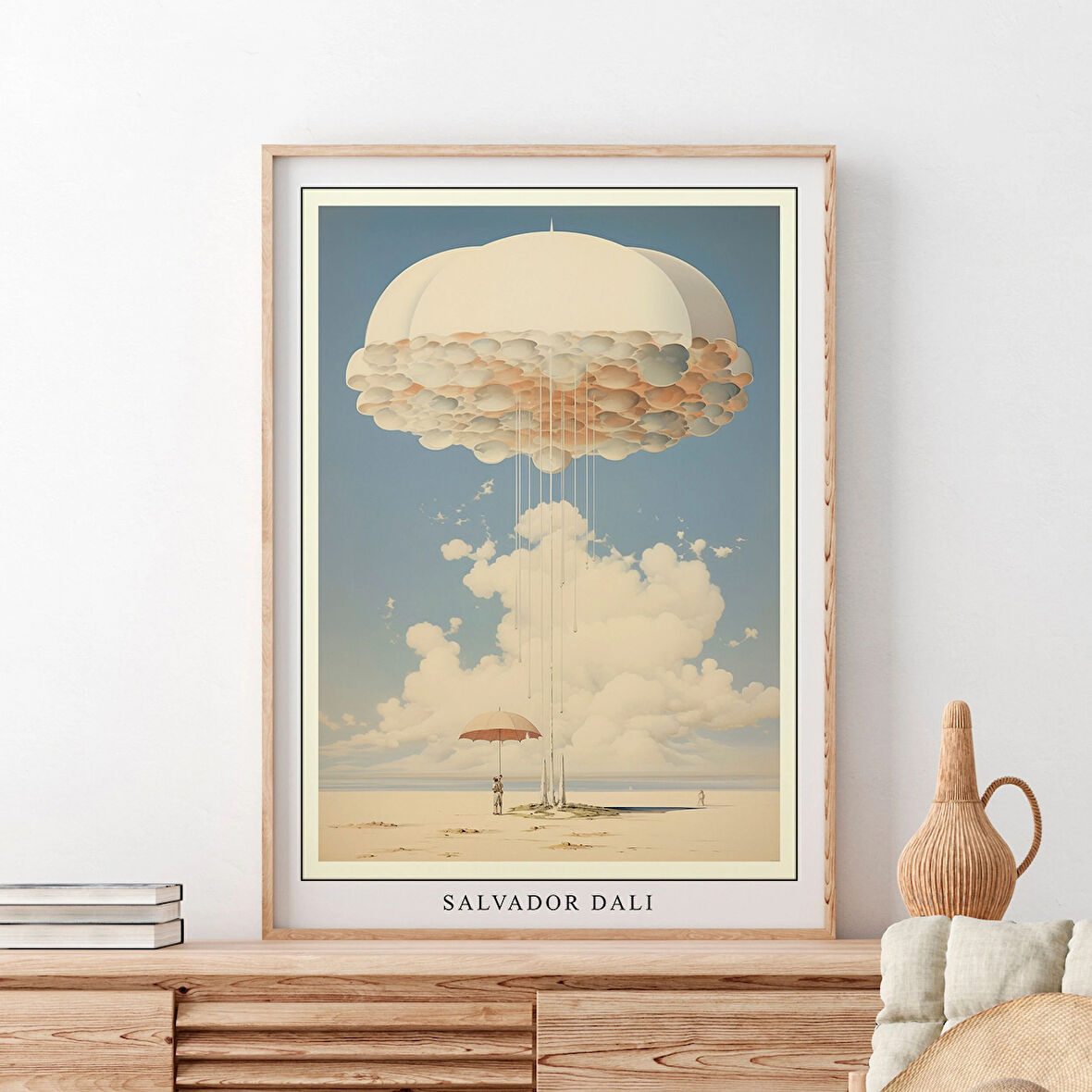 Salvador Dali Bulut Duvar Sanatı