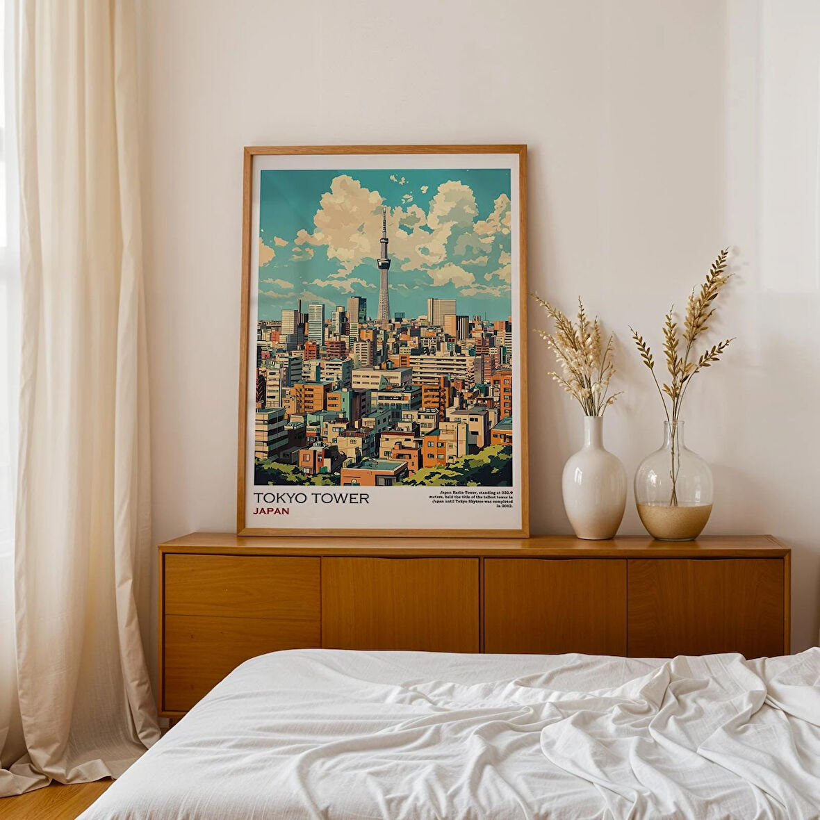 Japon Tokyo Posteri, Duvar Sanatı, Japon Duvar Sanatı