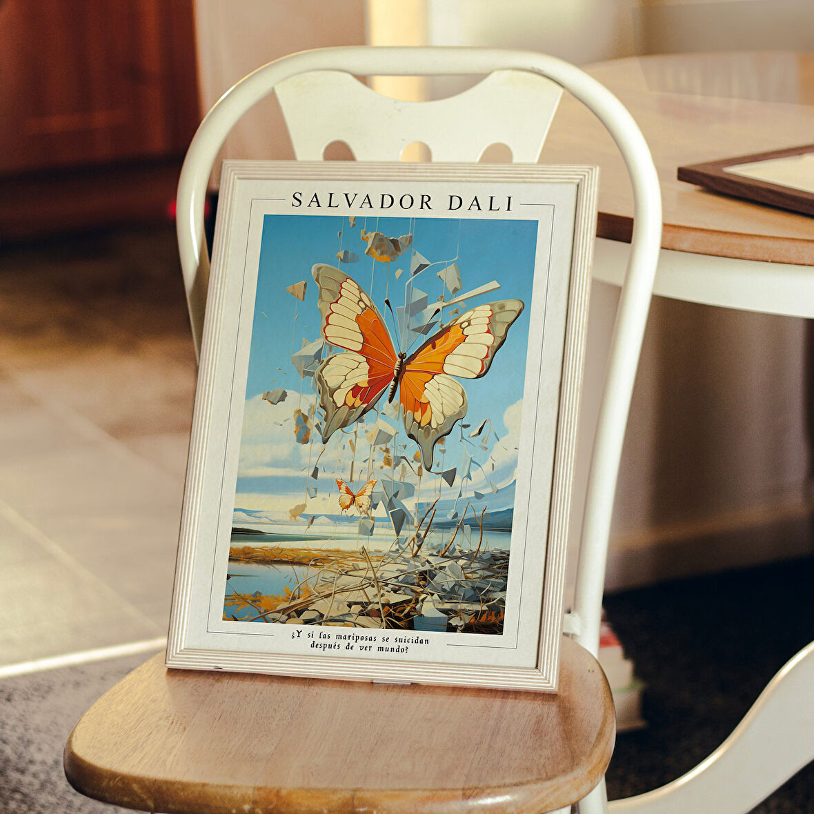 Salvador Dali Kelebek Duvar Kağıdı, Dali Duvar Sanatı, Ünlü Sanatçı Baskıları