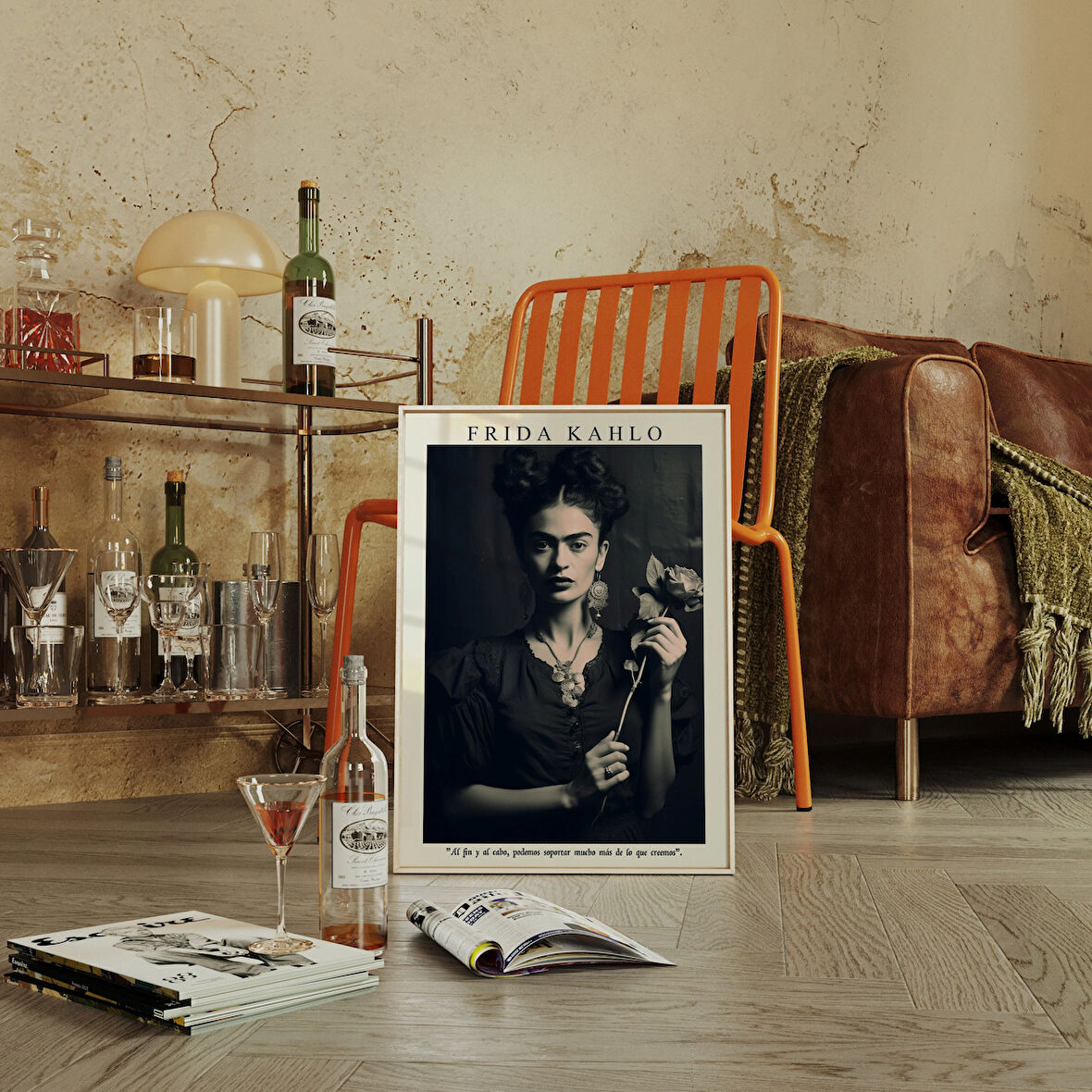 Frida Kahlo Siyah Beyaz