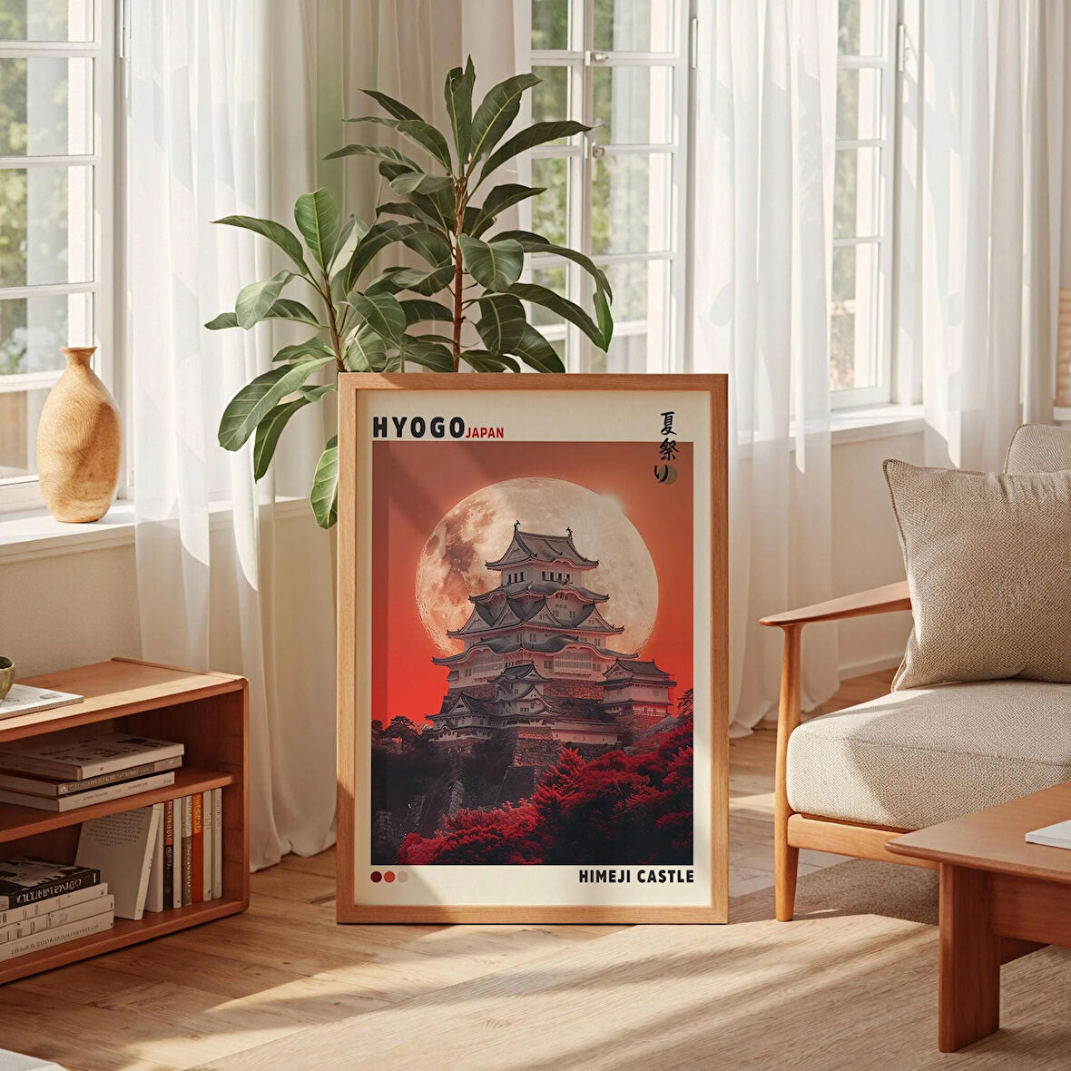 Japon Tapınak Sanatı, Japon Duvar Sanatı, Japandi Duvar Sanatı, Japandi Sanatı