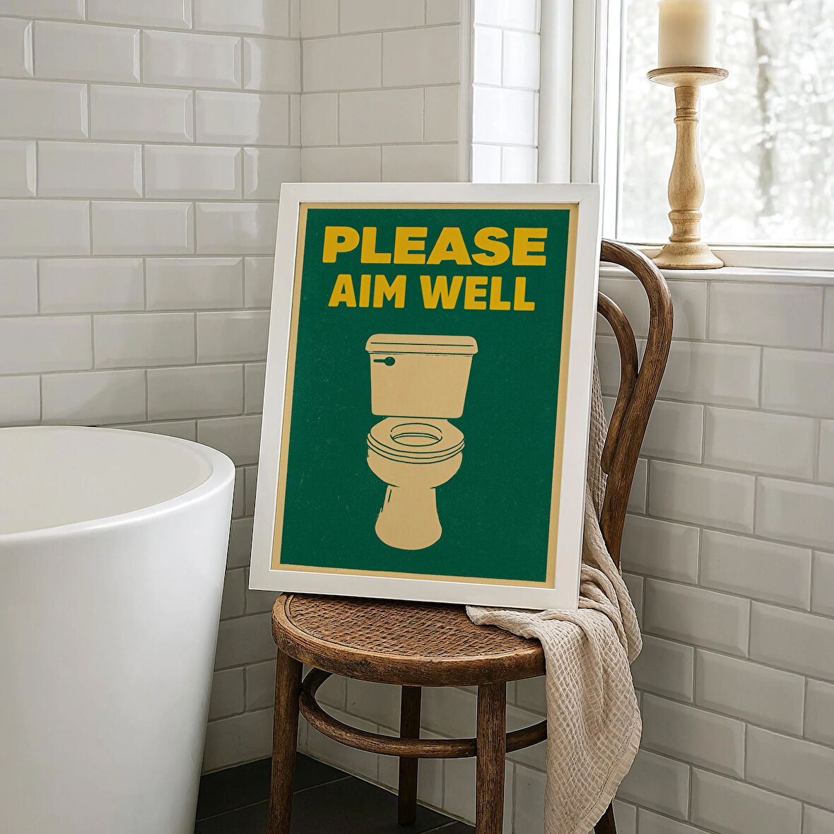 Komik Banyo Sanatı: Retro Tuvalet Kağıdı Çizgi Roman Posteri (& Baskılar)