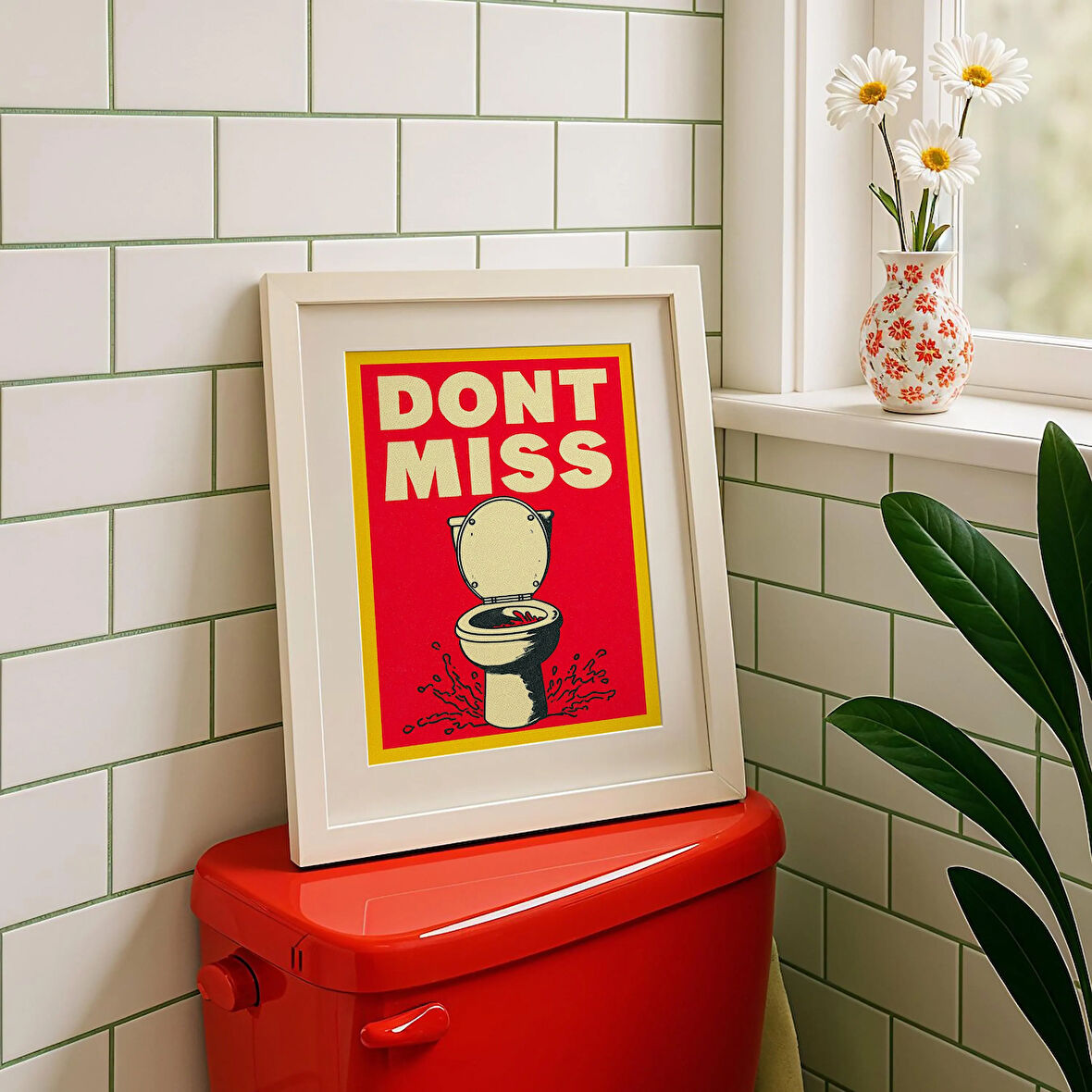 Komik Banyo Sanatı: Retro Pop Art Tuvalet Mizahı (& Dosyalar Dahil)