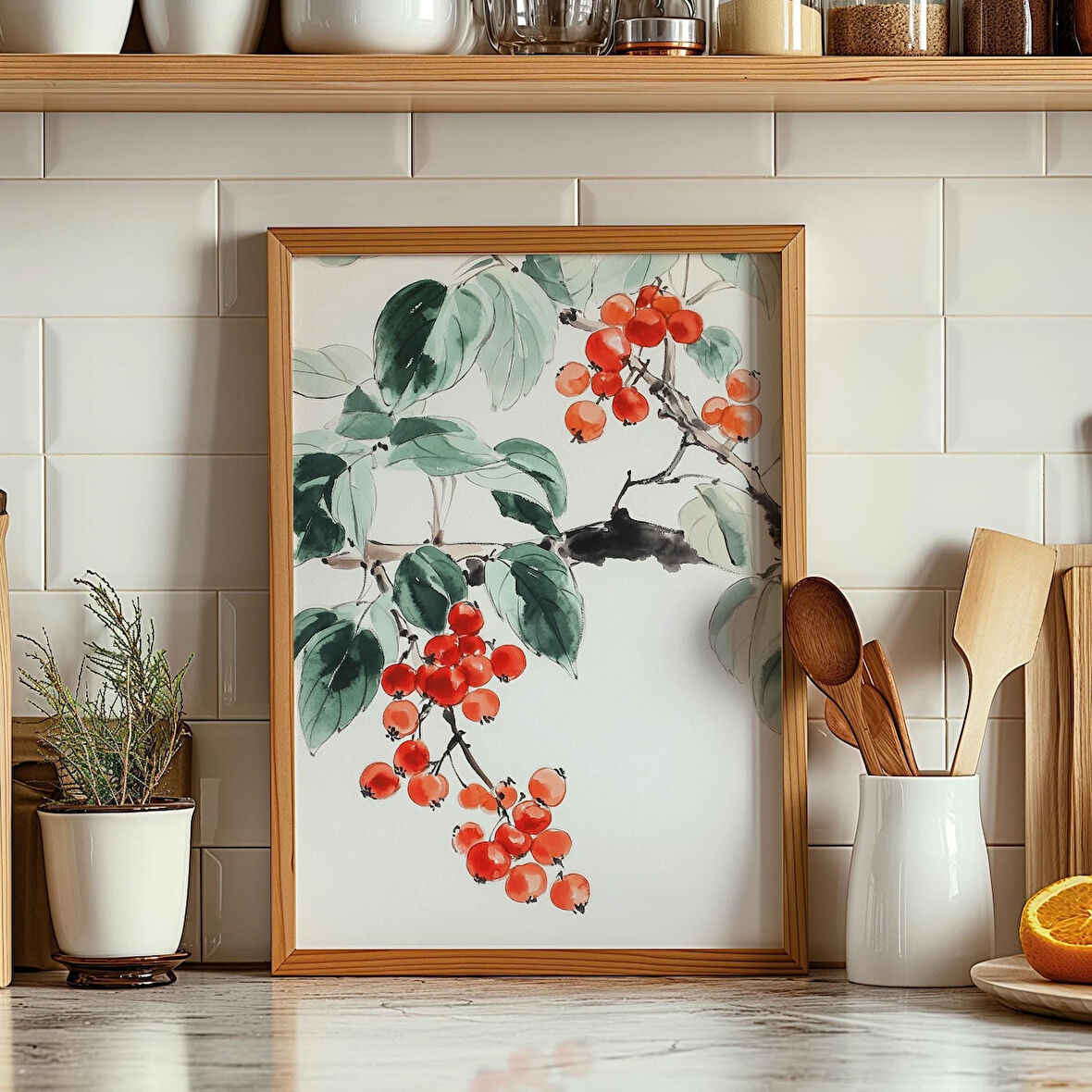 Japon Mutfak Duvar Sanatı, Mutfak Hediyeleri, Mutfak Baskıları, Yiyecek