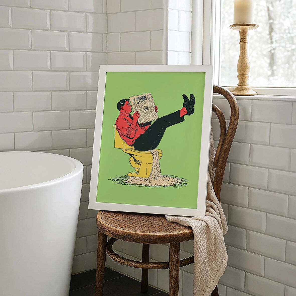 Komik Banyo Sanatı: Retro Tuvalet Gazetesi (, / Dosya)