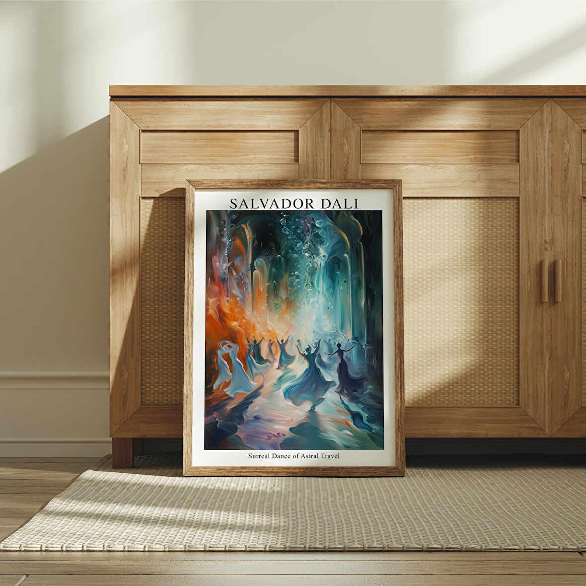Salvador Dali Gerçeküstü Dans Posteri, Gerçeküstücülük Sanatı, Dali, İlham Verici Sanat