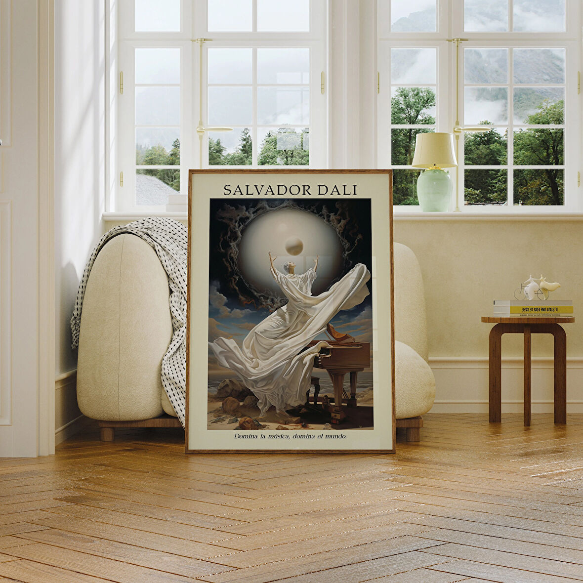 Dali Duvar Sanatı, Salvador Dali, Piyano Posteri, Gerçeküstü Sanat