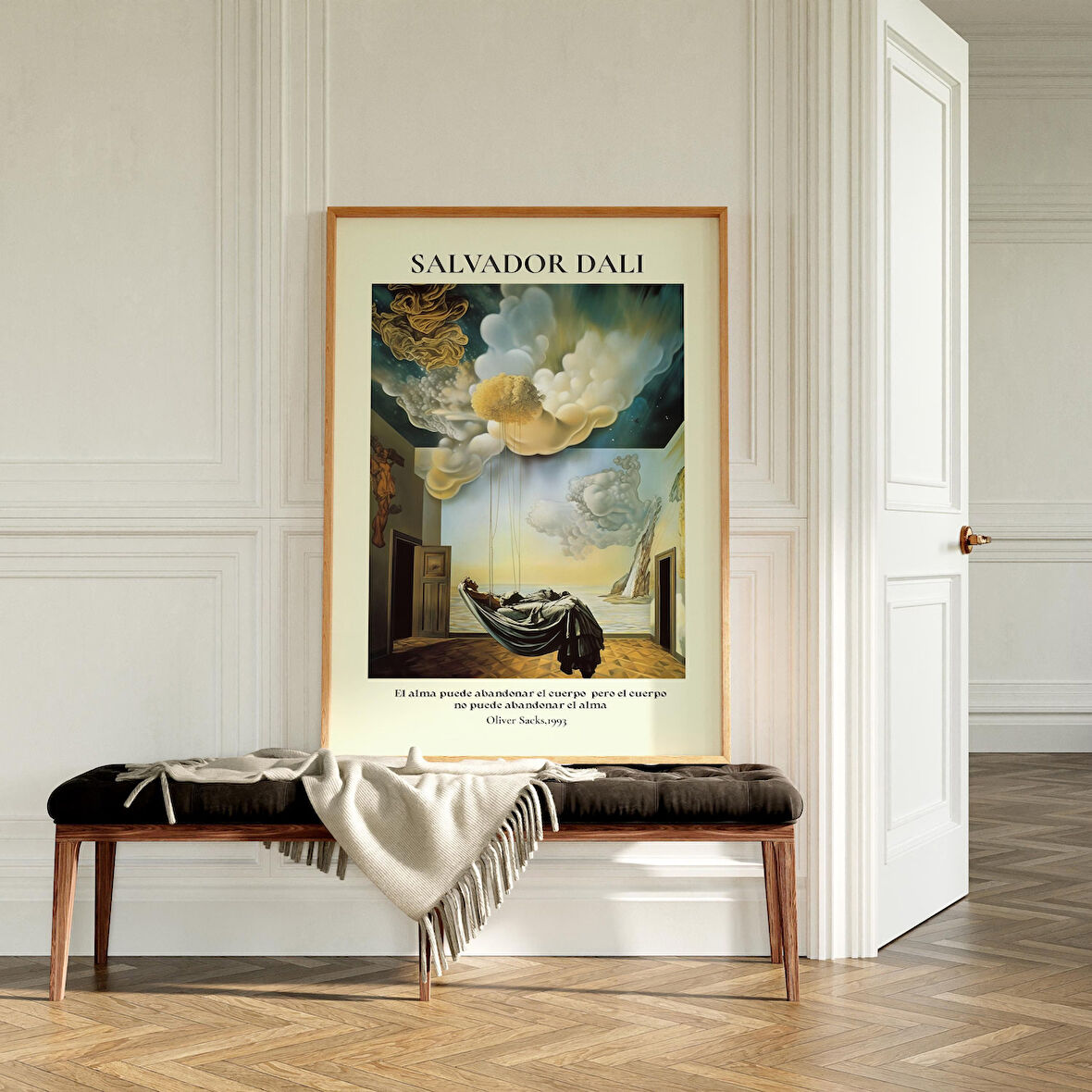Gerçeküstü Salvador Dali Esintili Sanat, Astral Projeksiyon Duvar Sanatı