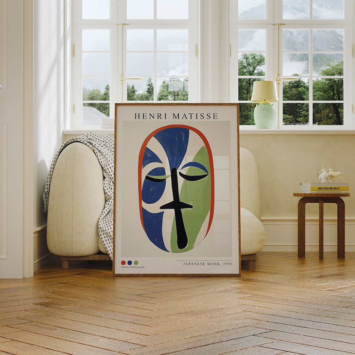 Henri Matisse Japon Maskesi, Soyut