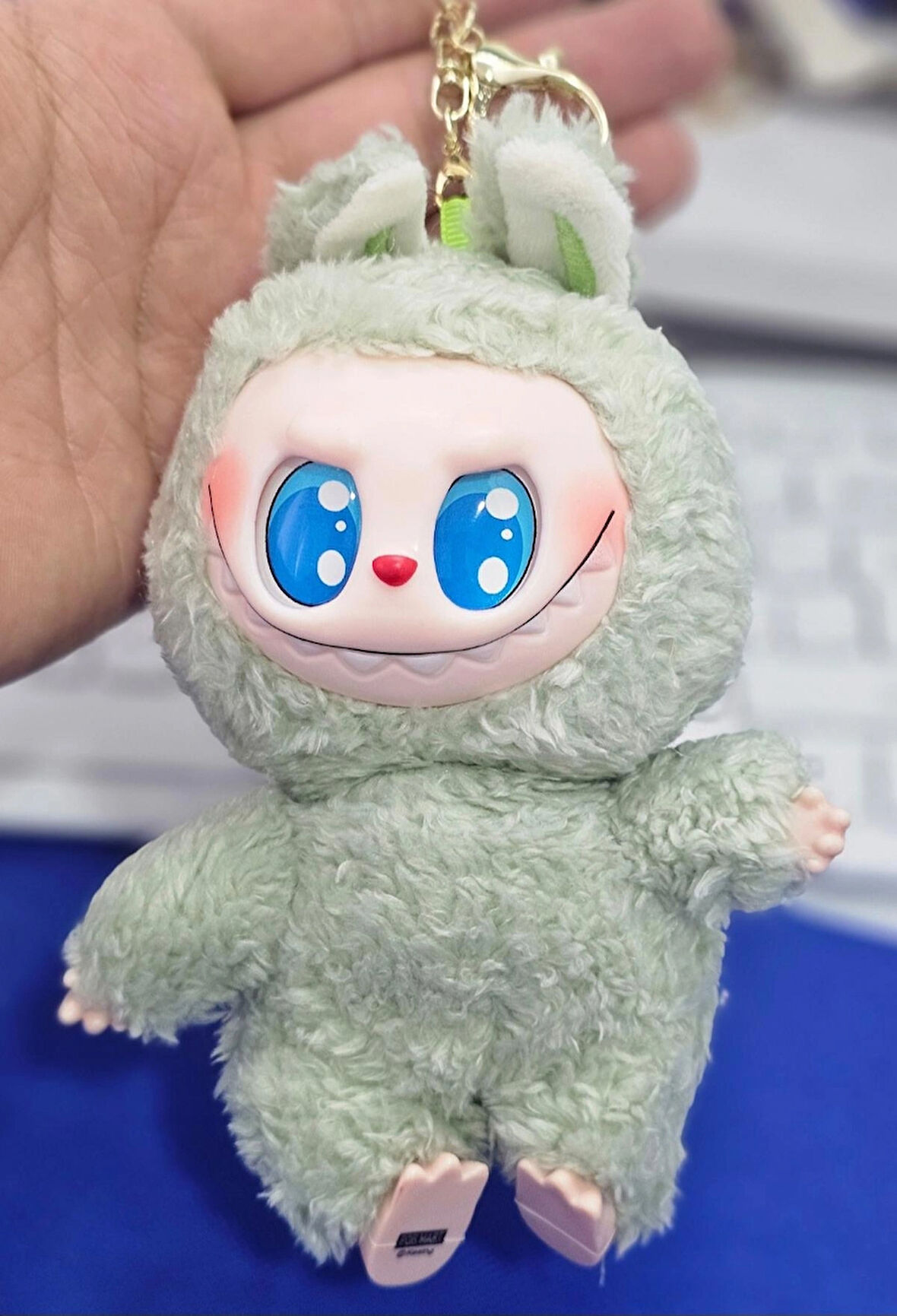 labubu peluş anahtarlık çanta süsü sevimli peluş oyuncak 17 cm