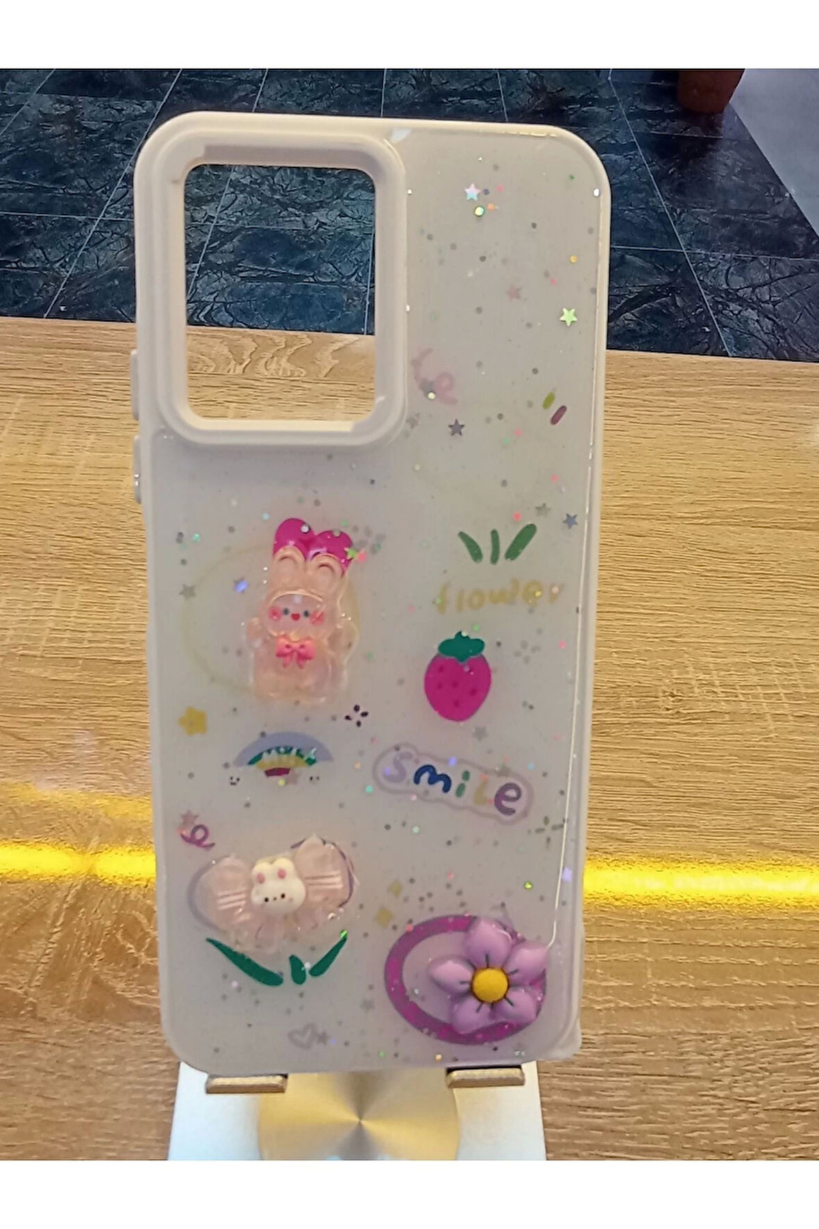 Xiaomi Redmi Note 12 Pro 5G Uyumlu Kabartma Figürlü Darbe Korumalı Kapak Renkli Kılıf